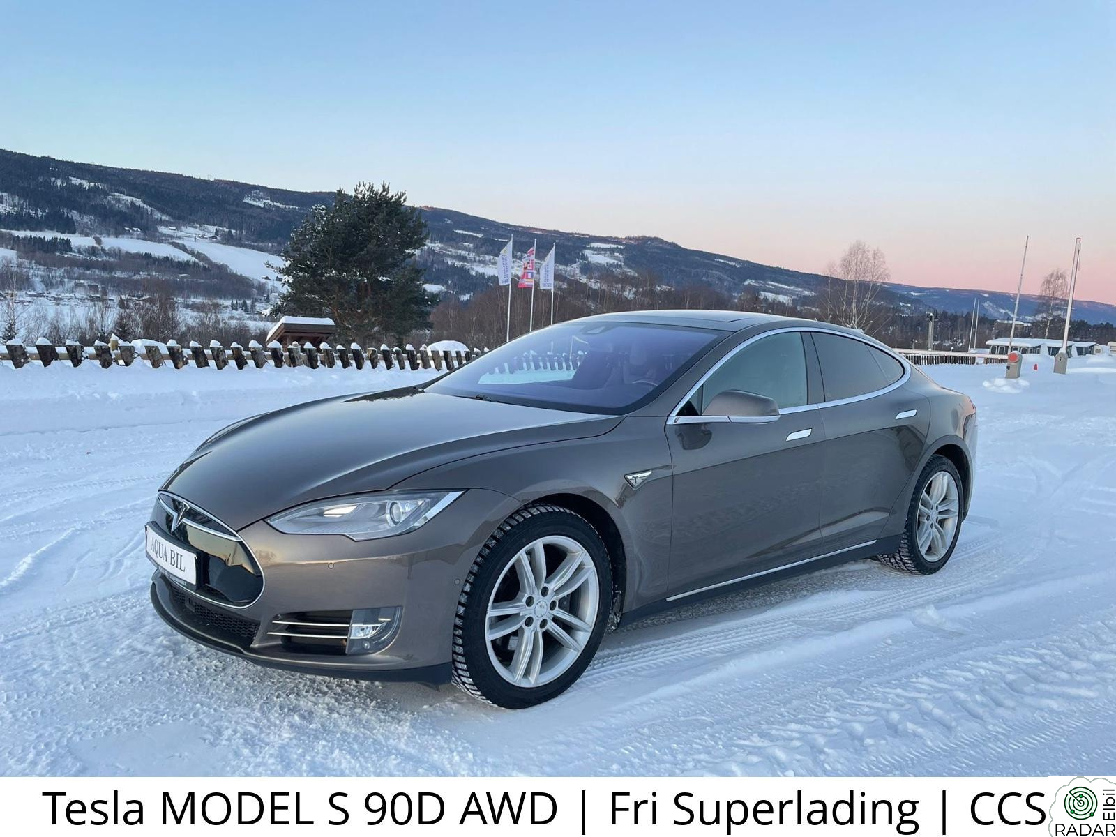 TESLA MOTORS Model S 90D AWD | Fri Superlading | VinterPaket |