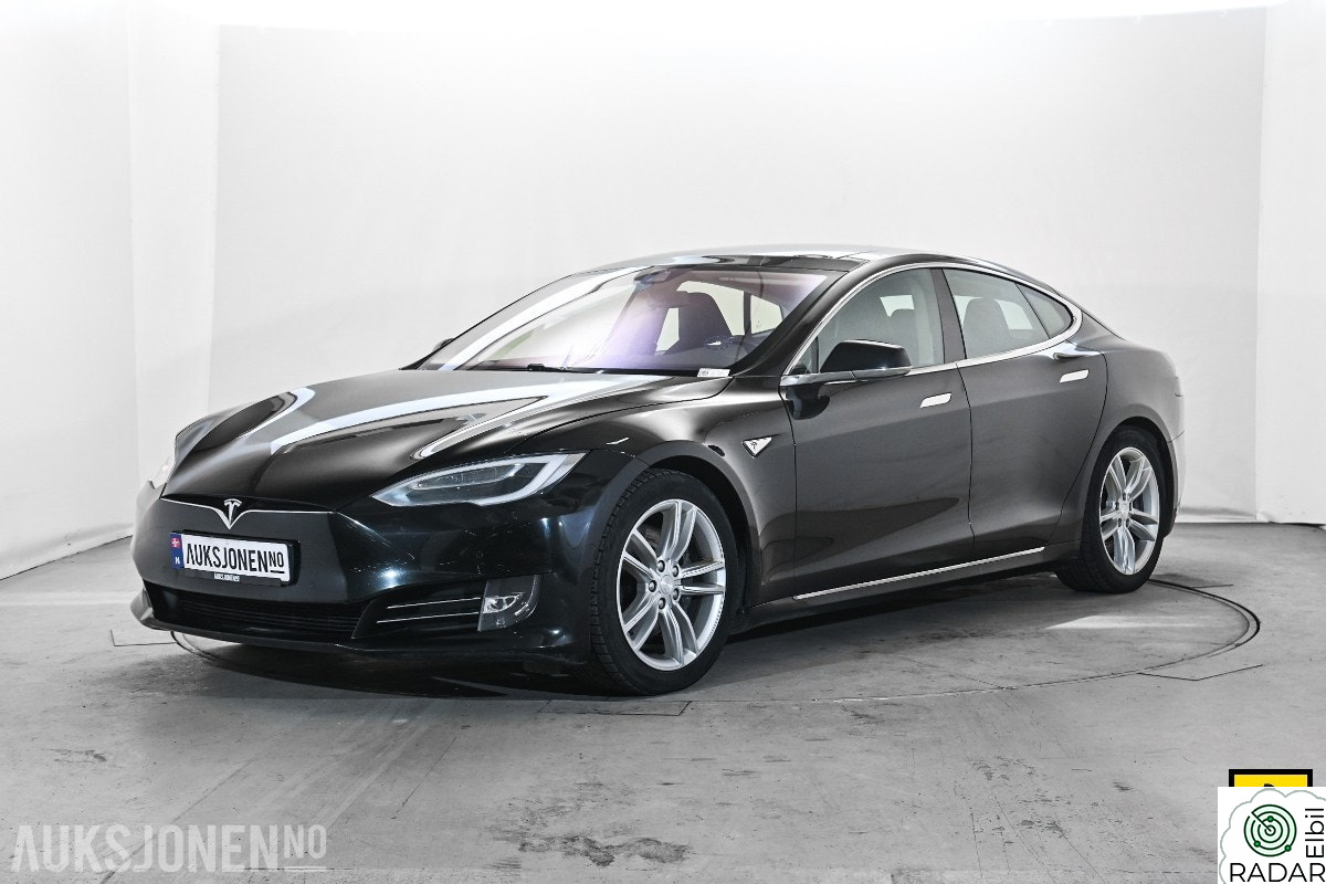 TESLA MOTORS Model S 75D PANORAMA PREMIUM INTERIØR CCS-ADAPTERSTØTTE