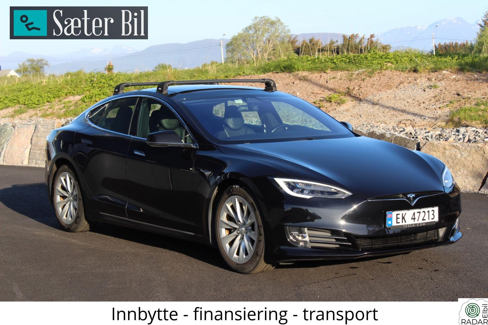 TESLA MOTORS Model S Alcantara - Skinn - forvarmer - 1 eiers - M.sete