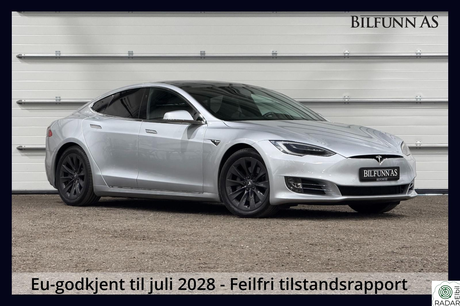 TESLA Model S 100D Long Range, Premium Lyd, Vinterpakke, 1 år garanti