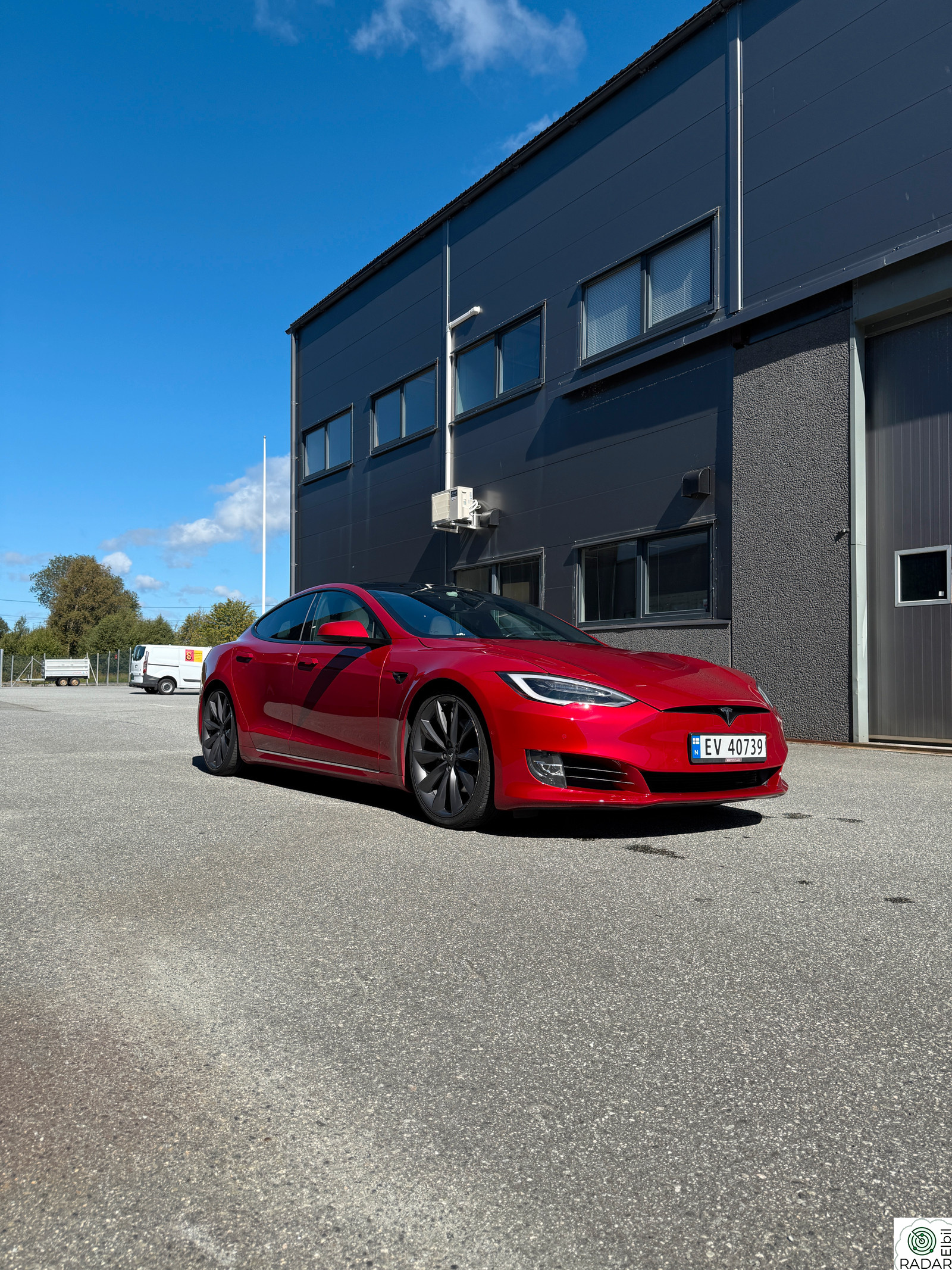 TESLA Model S 75D 4WD MCU2 FULLSPEKKET HVITT INTERIØR