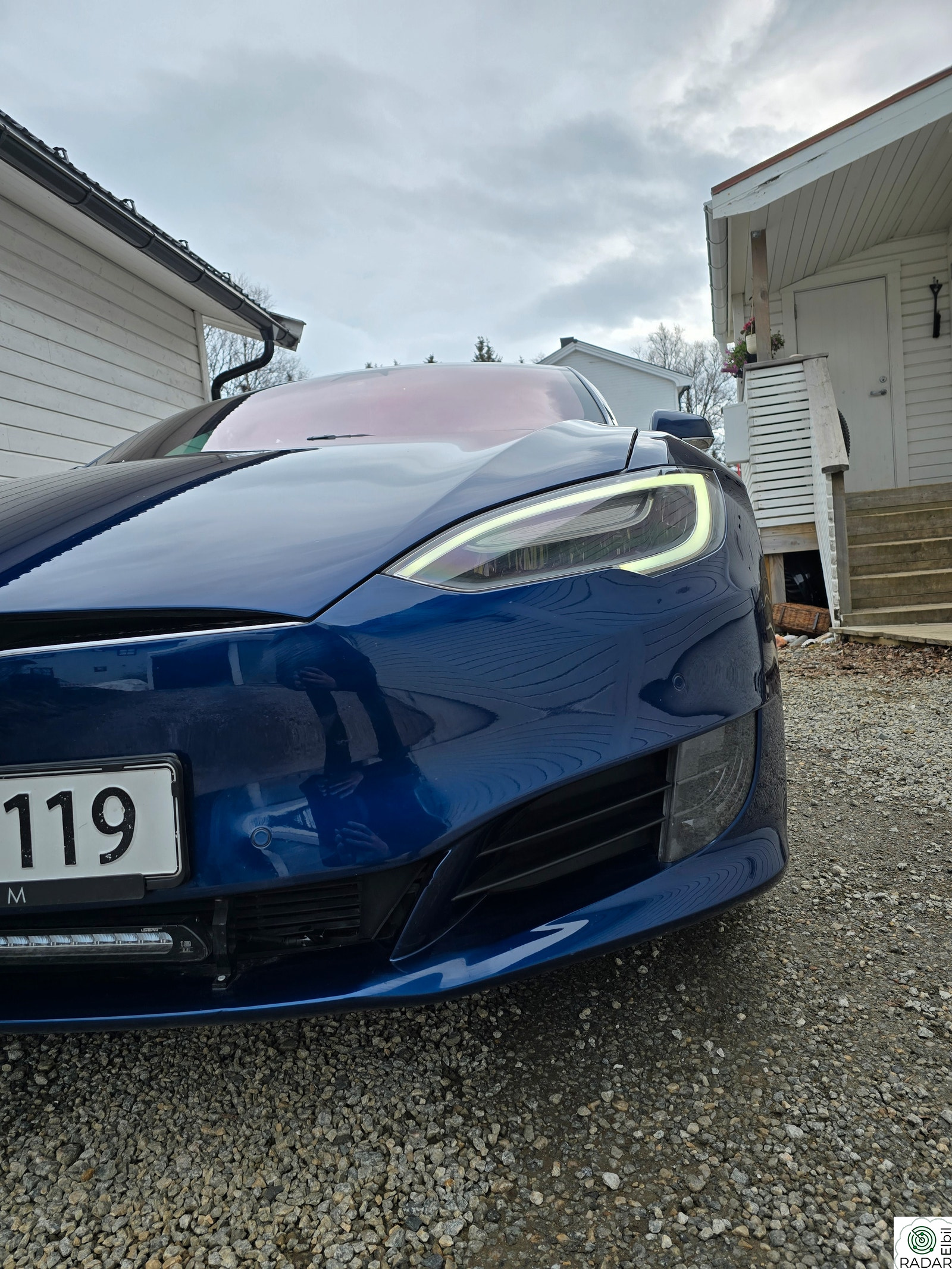 TESLA MOTORS Model S 75D SKINN/EAP/PANO/21"/LED-BAR/INNBYTTE/ NYE S-DEKK