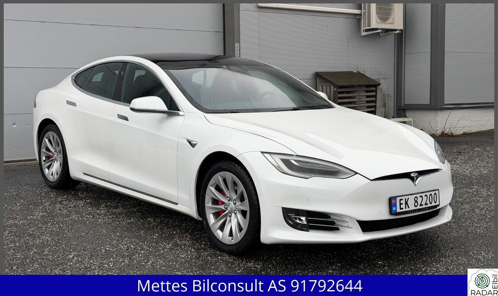 TESLA Model S 75D/AWD/PANOTAK/1EIER MÅ SEES!!