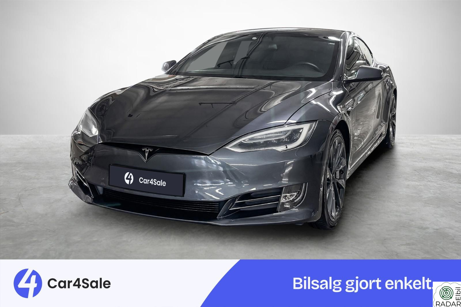 TESLA Model S 100D 525hk/Skinn/ AP/ Vinter/ HiFi/ Karbon/ MCU2/ R.Kam