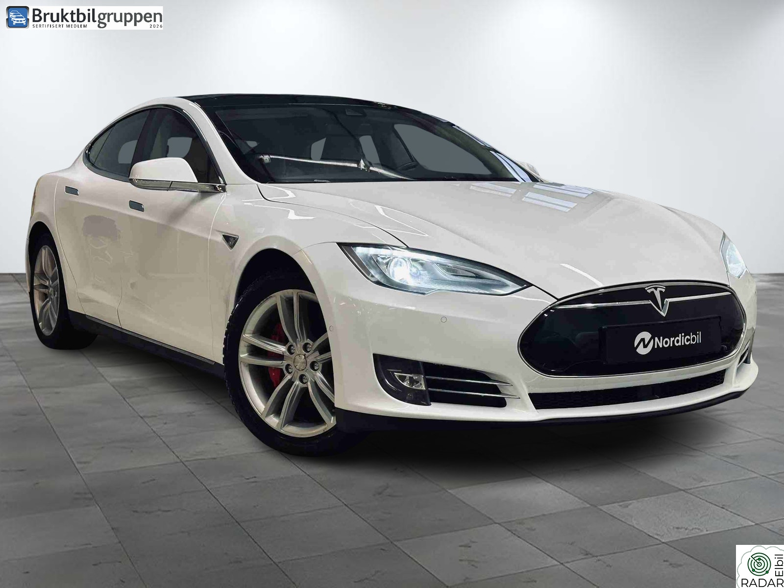 TESLA MOTORS Model S P85D Insane+  Gratislading - Premiumlyd - Vinterpakke