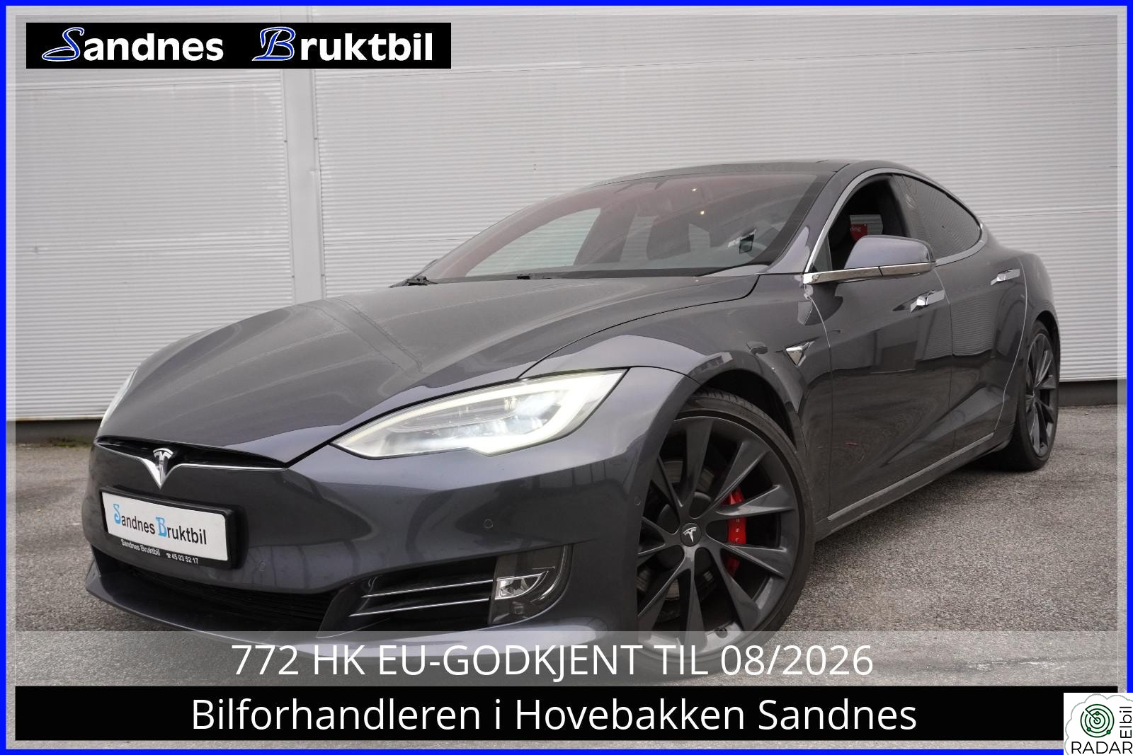 TESLA Model S P100D LUDICROUS MCU2,SKINN,VINTERPAKKE,PANO,CCS,NETFLIX
