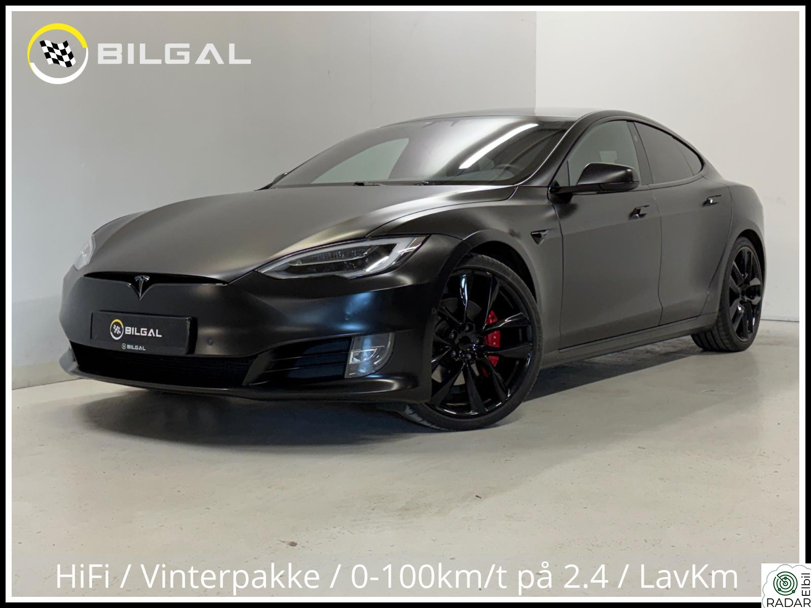 TESLA Model S Raven Performance Ludicrous+ 814HK Sort-Satin 21toms