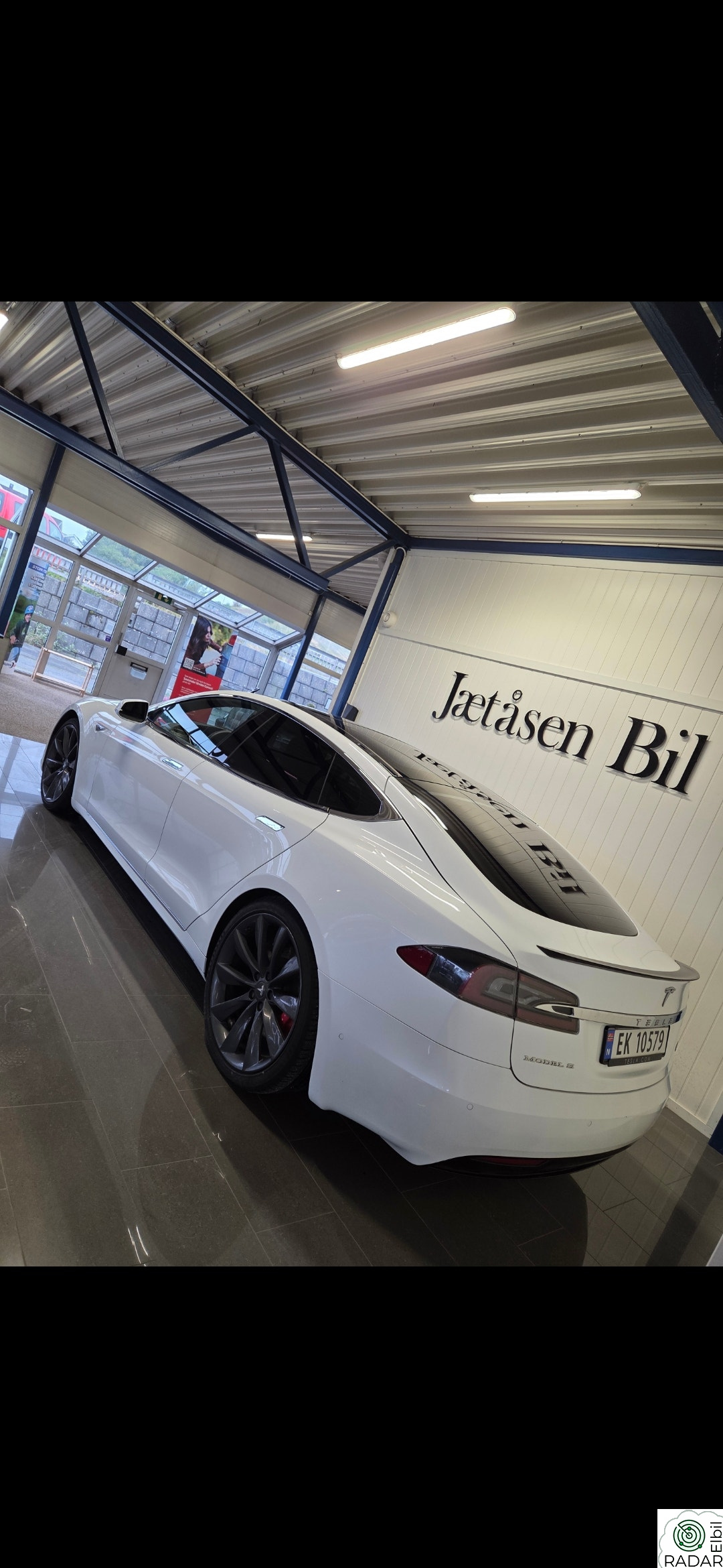 TESLA MOTORS Model S P90D Performance 4WD, sort skinn, fri lading, CCS