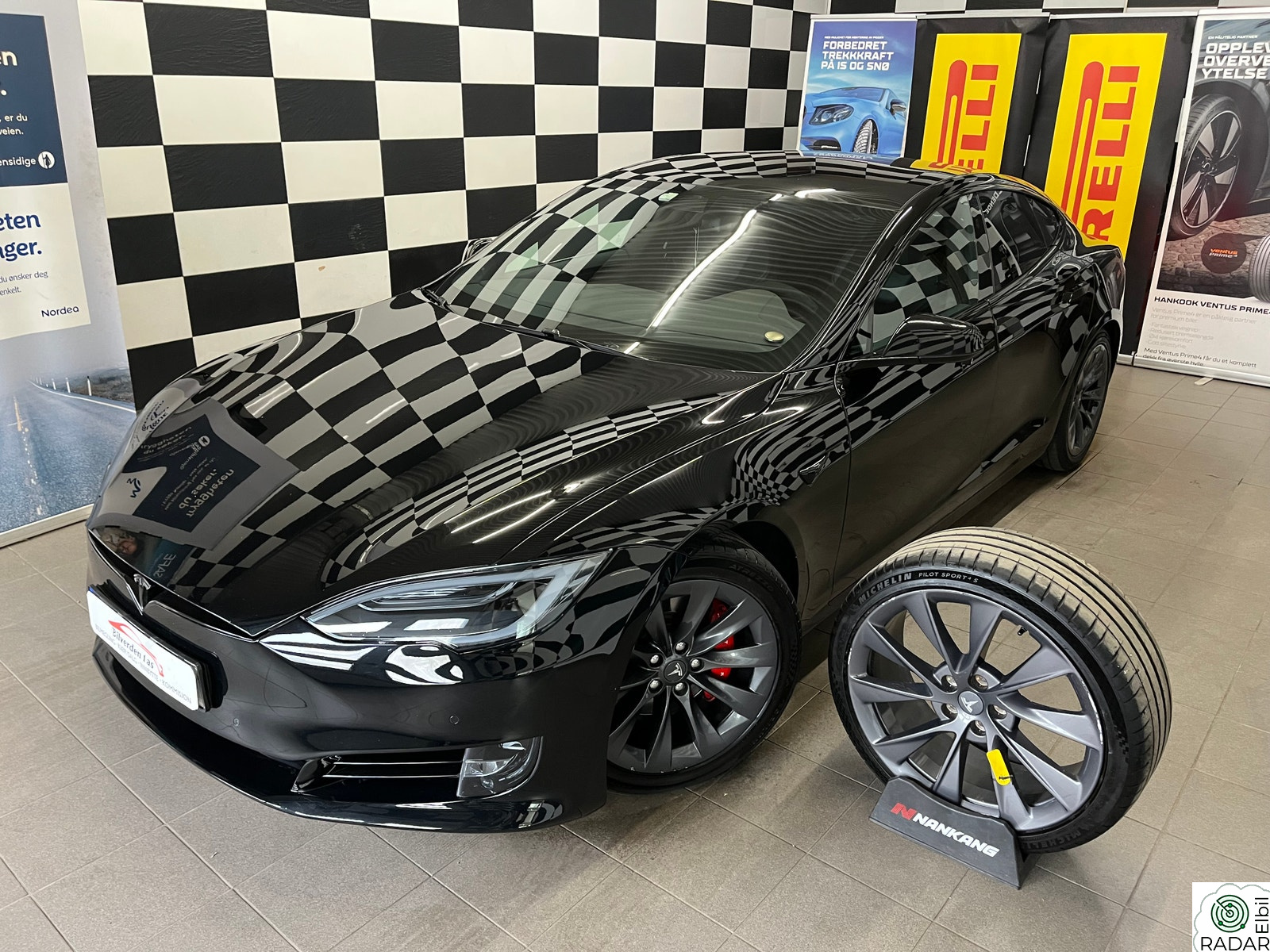 TESLA Model S P100D*PERFORMANCE*LUDICROUS+*ALL BLACK*NORSK*1-EIER*ALT