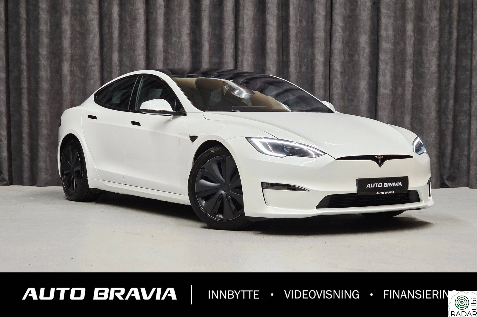 TESLA Model S LONG RANGE/AWD/634KM/LUFT/V.PUMPE/KJØLING/RATTVARME+++