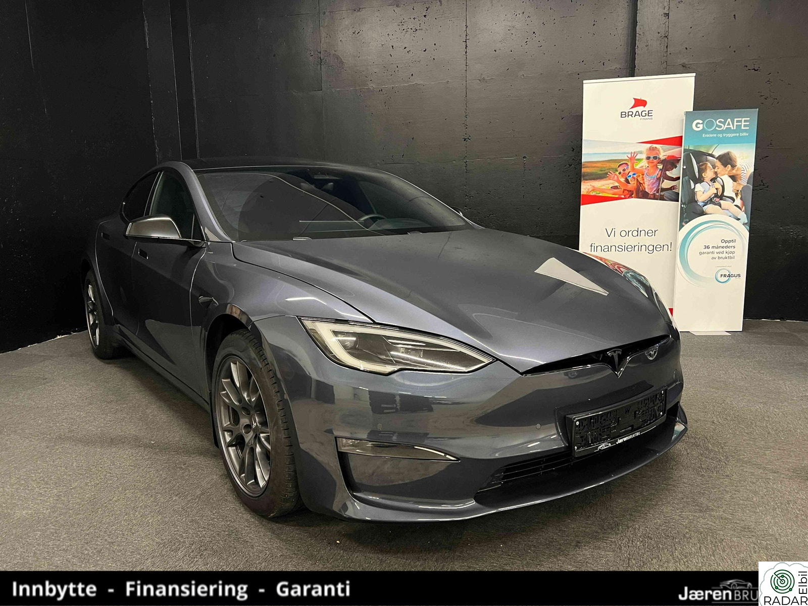 TESLA Model S Plaid/1020HK/Luft/Skinn/CCB/S+V/Krok+++