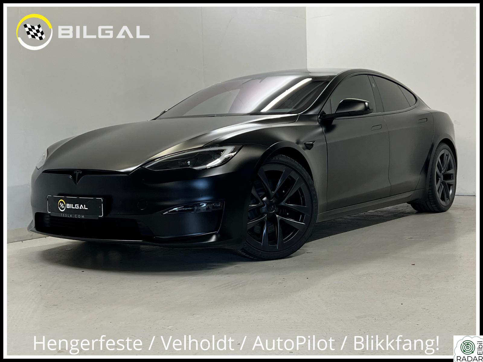 TESLA Model S PLAID 1020HK Matt-PPF-Helfoliert VentilerteSeter HiFi