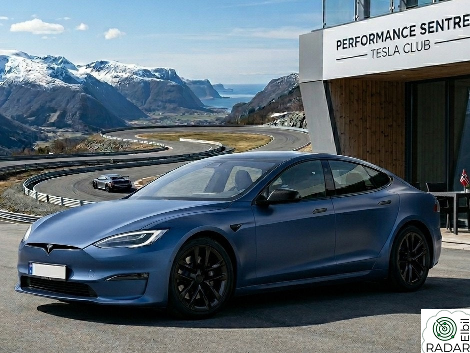 TESLA Model S Plaid Foliert/beskyttelse FSD 120.000 KM garanti 6 år