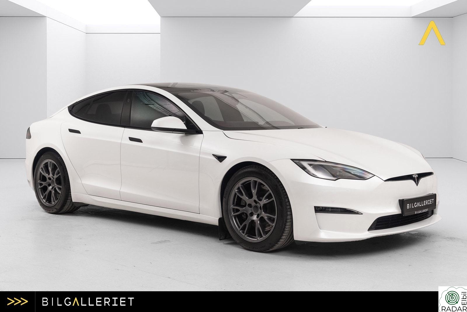 TESLA Model S /PLAID/1020HK/KARBON/PREMIUM/2-HJULSETT/YOKE/600KM