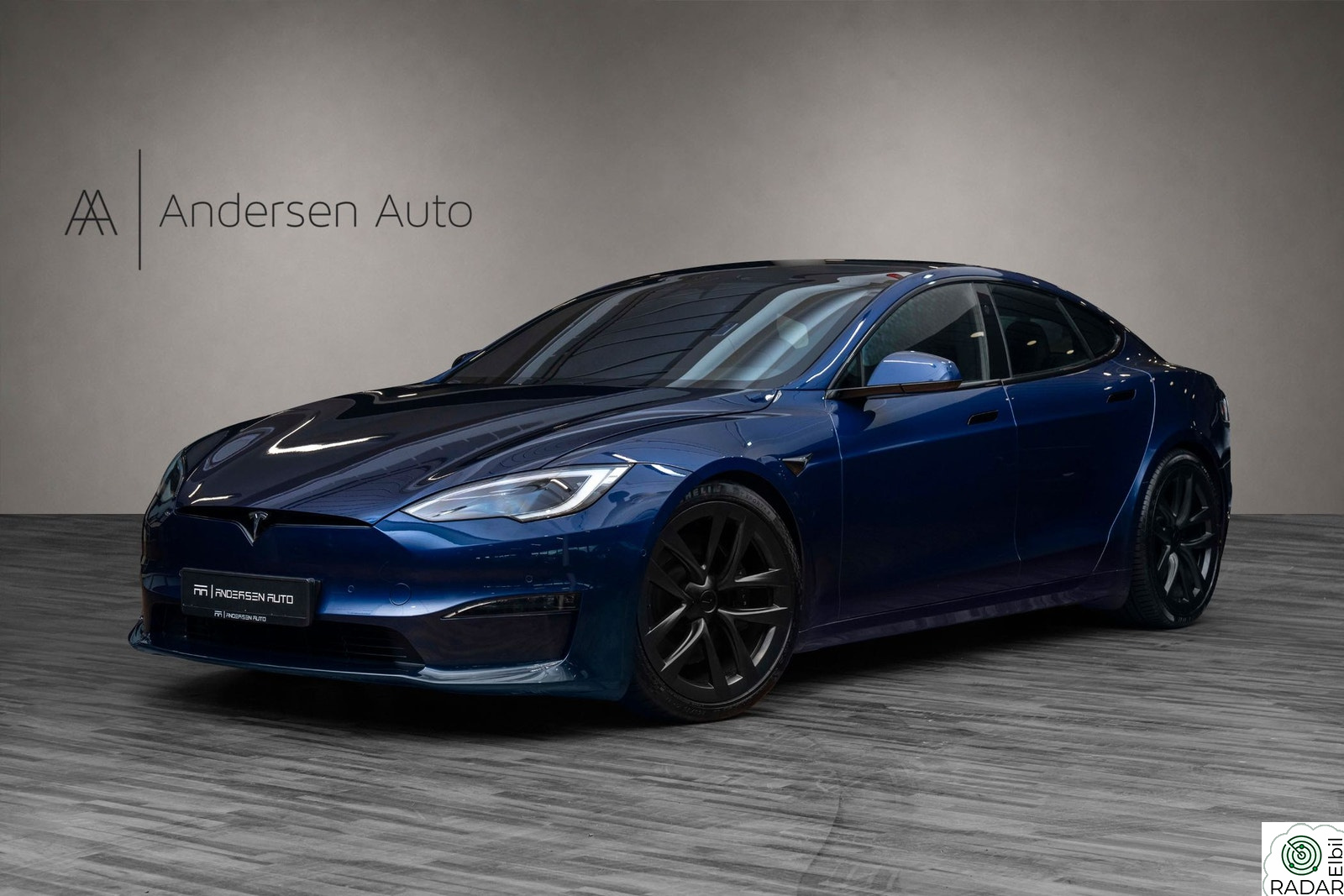 TESLA Model S Plaid 1020hk - Luft - Glasstak - Yoke - 21+19 ++