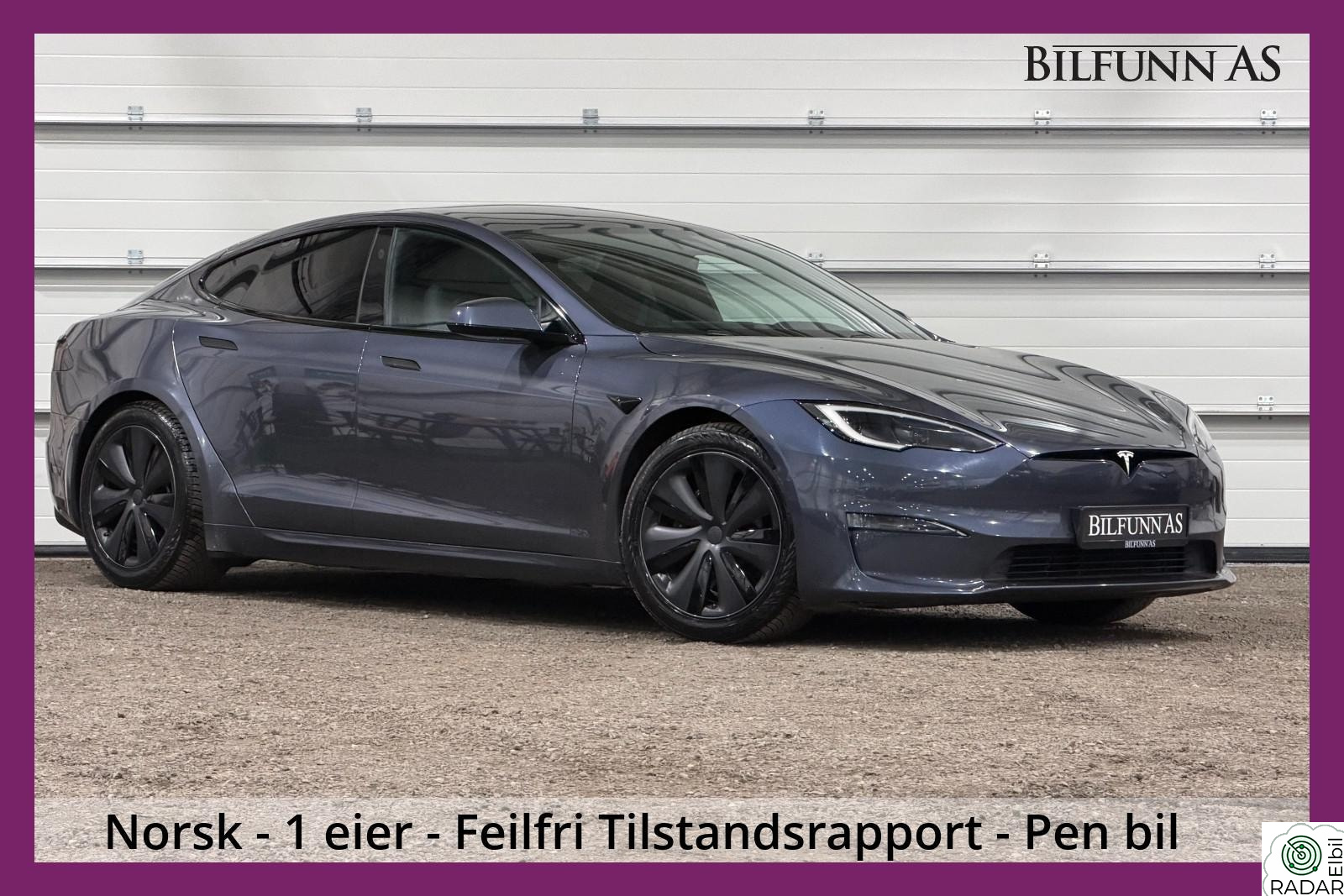 TESLA Model S PLAID/1020hk/Yoke Ratt/EAP/Ryzen/AdaptivLuft/ Norsk