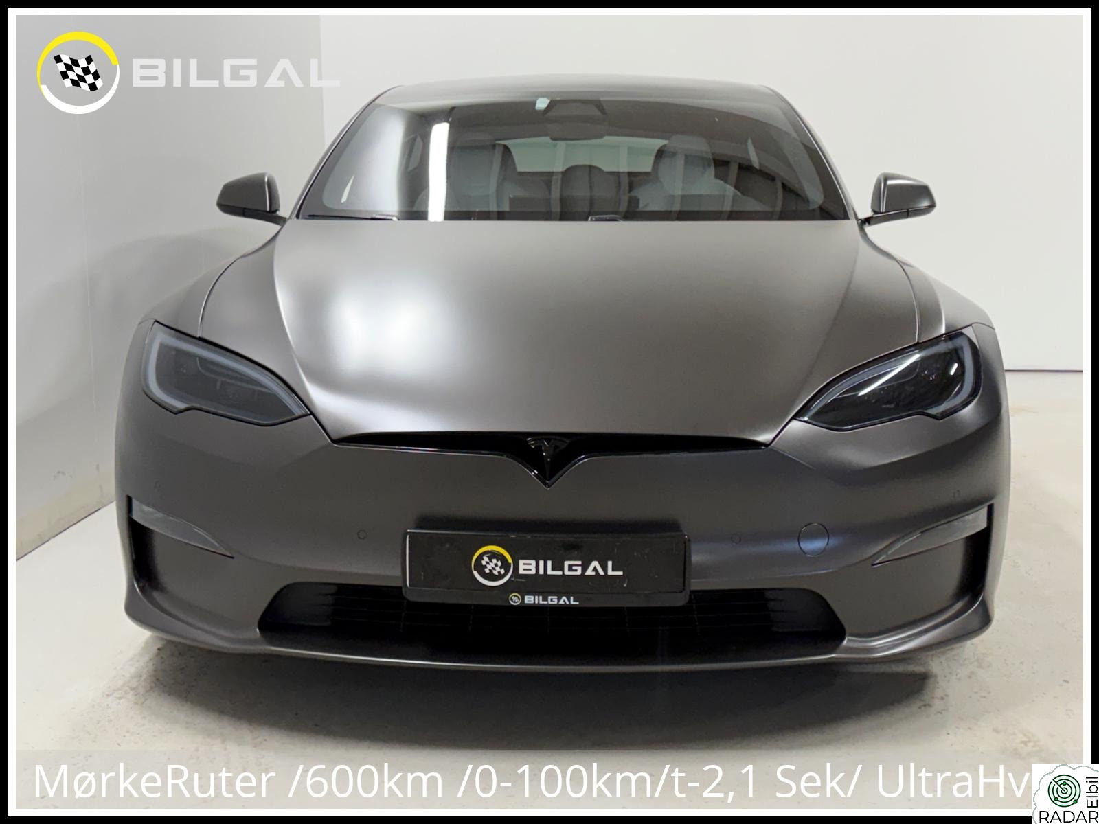 TESLA Model S PLAID 1020HK Tri-Motor 21" HelFoliert-BlikkfangPixelLys