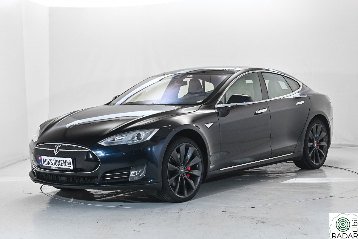 TESLA MOTORS Model S P85D LUDICROUS EN EIER LUFTFJÆRING PLUS PREMIUM LYD & I