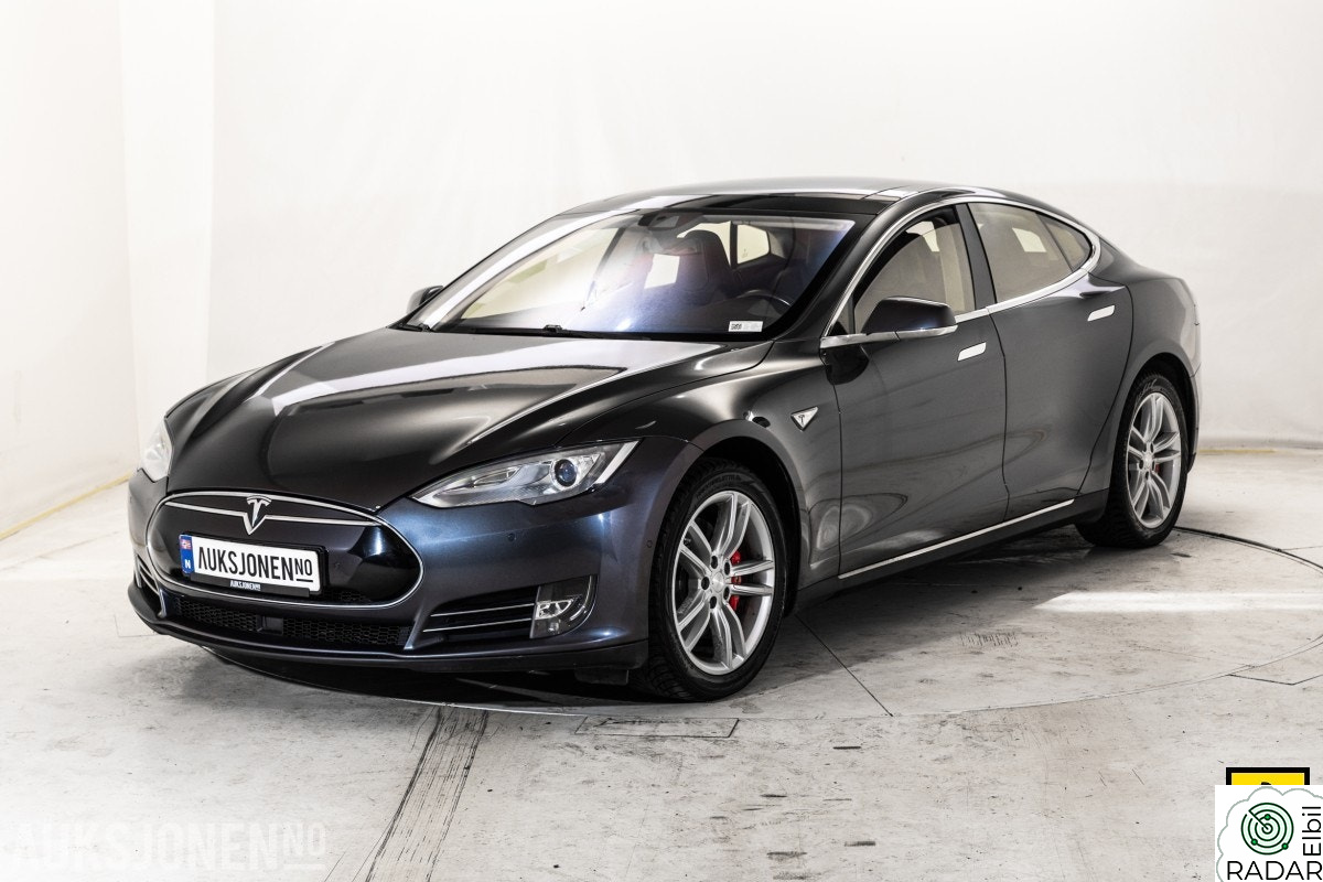 TESLA MOTORS Model S P85D PANORAMA PREMIUM INTERIØR LUFTFJÆRING PLUS