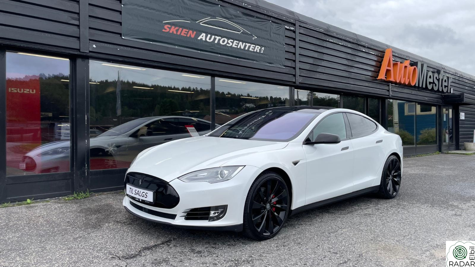 TESLA MOTORS Model S P85D Insane+ 700Hk.Luft,Skinn,Panorama, GRATIS LADING!!