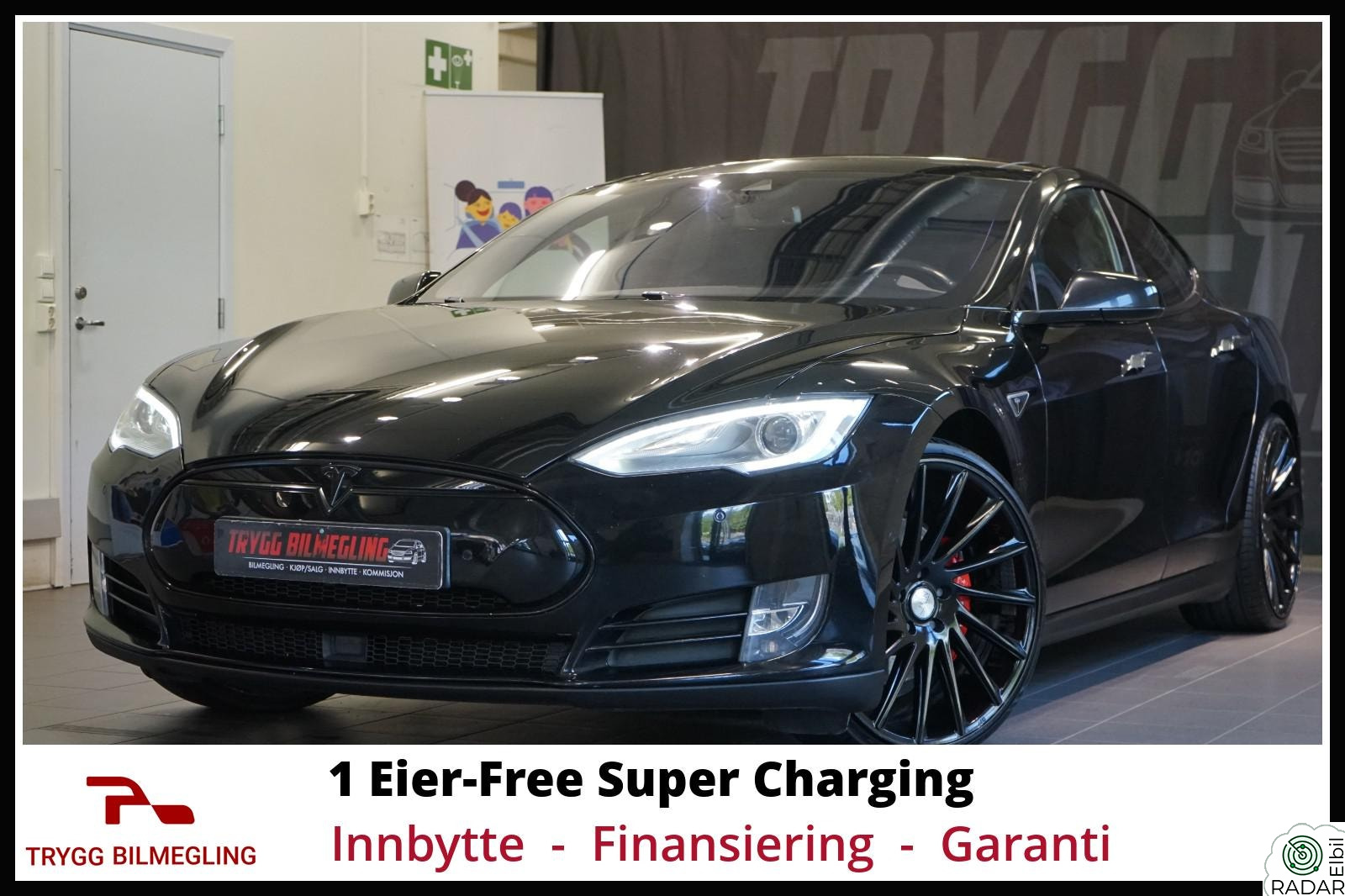 TESLA MOTORS Model S P85D INSANE PERFORMANCE-GRATIS SUPER LADING-1 EIER++++