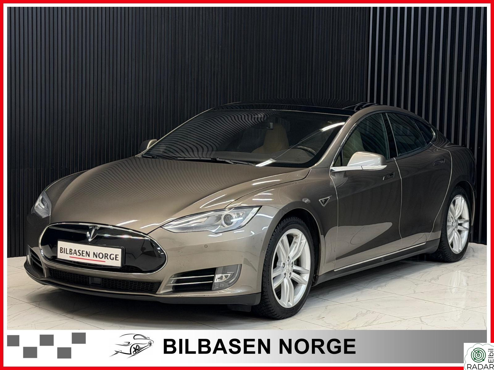 TESLA MOTORS Model S 85d GRATIS LADING/LUFTFJ/NY-EU/LAV-KM/ACC/SKINN/SOLTAK