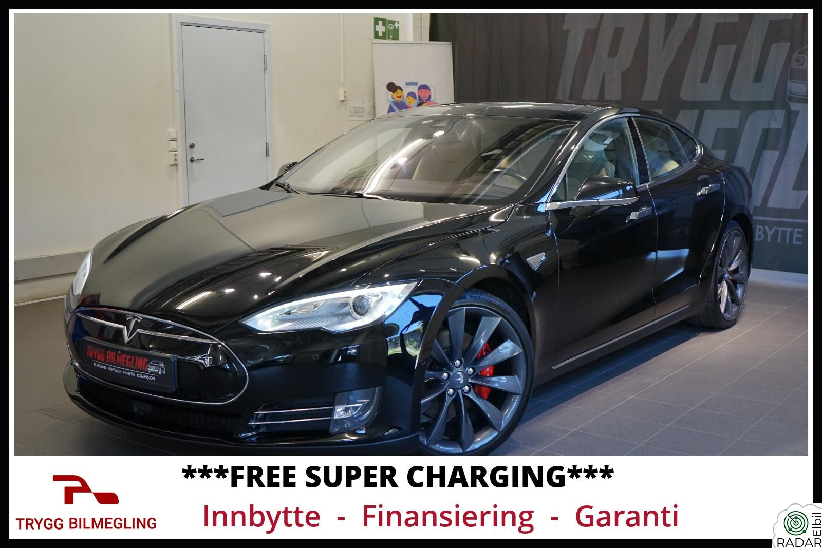 TESLA MOTORS Model S P85D INSANE PERFORMANCE-GRATIS SUPER LADING-1 EIER++++
