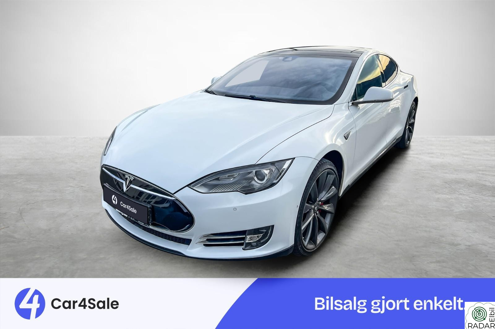 TESLA MOTORS Model S P85D 700hk / 7-seter / Luft / Vinterpakke / Ultra Hi-Fi