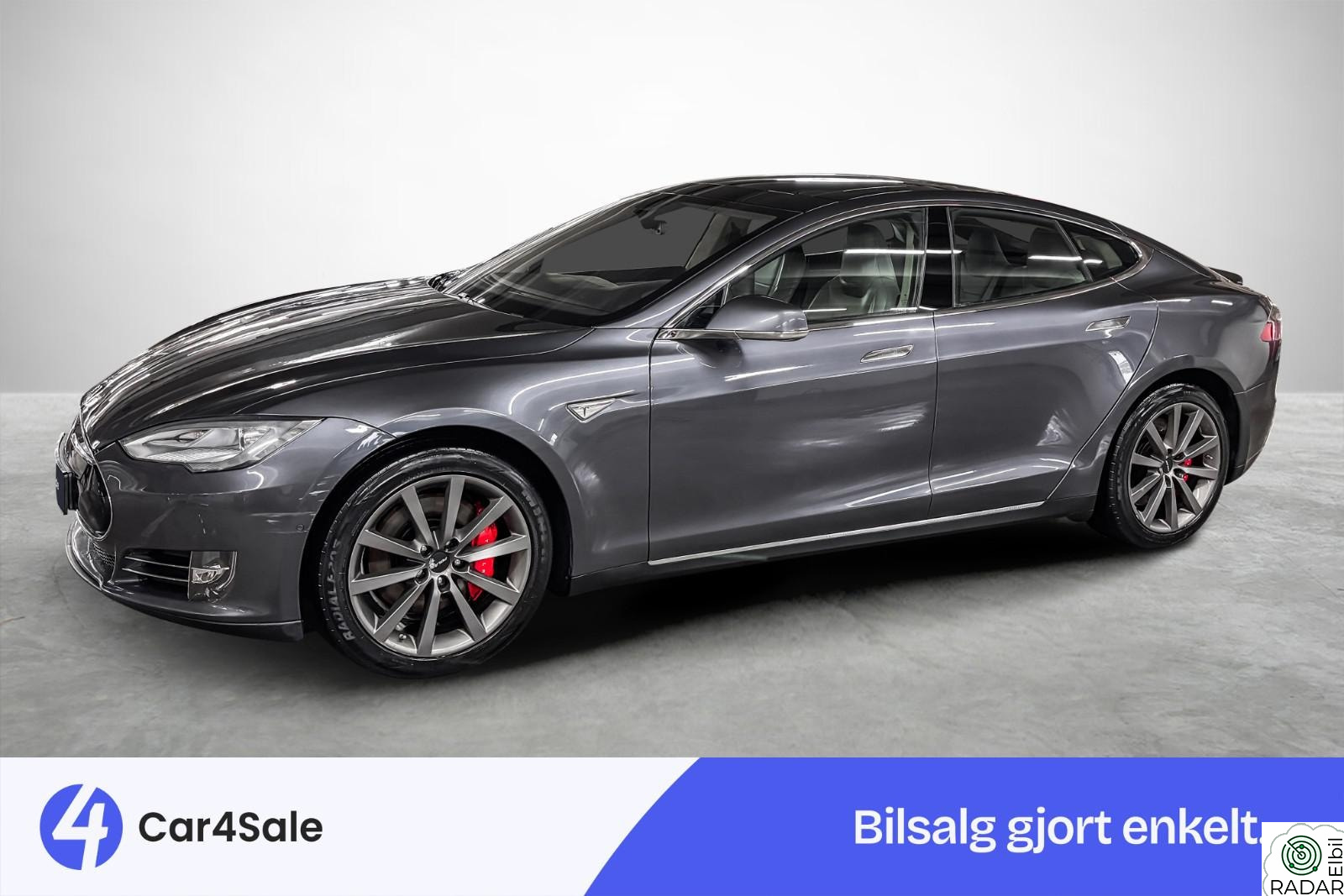 TESLA MOTORS Model S P85D / Gratis Lading / Skinn / EU27 / AP / Vinter/ HIFI