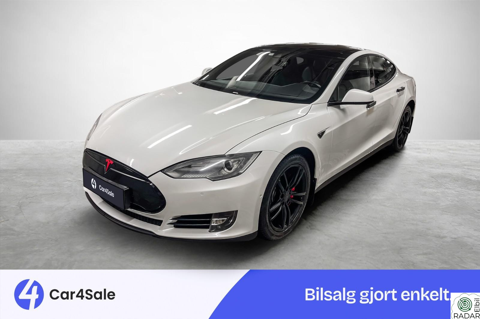 TESLA MOTORS Model S P90DL+ / Skinn / Gratis lading/ HIFI / AP/ Vinter/ EU27