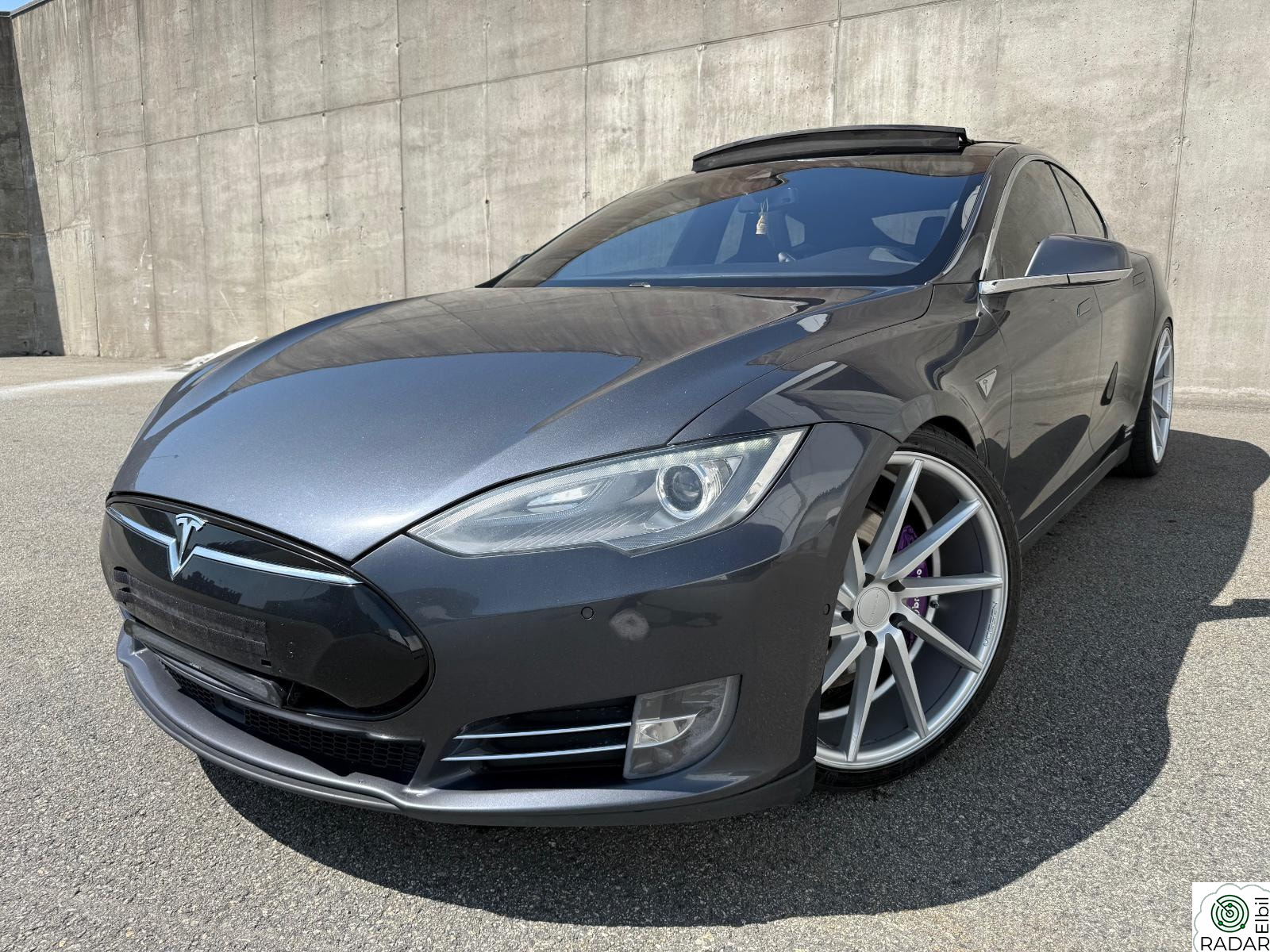 TESLA MOTORS Model S EU OK 10.2026/ 750HK/ 4x4/ 22 TOMS VOSSEN/ INNBYTTE!