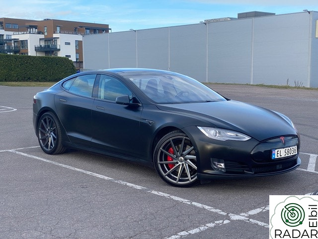 TESLA MOTORS Model S P85D Insane+, Matt Svart, Fri Superlading