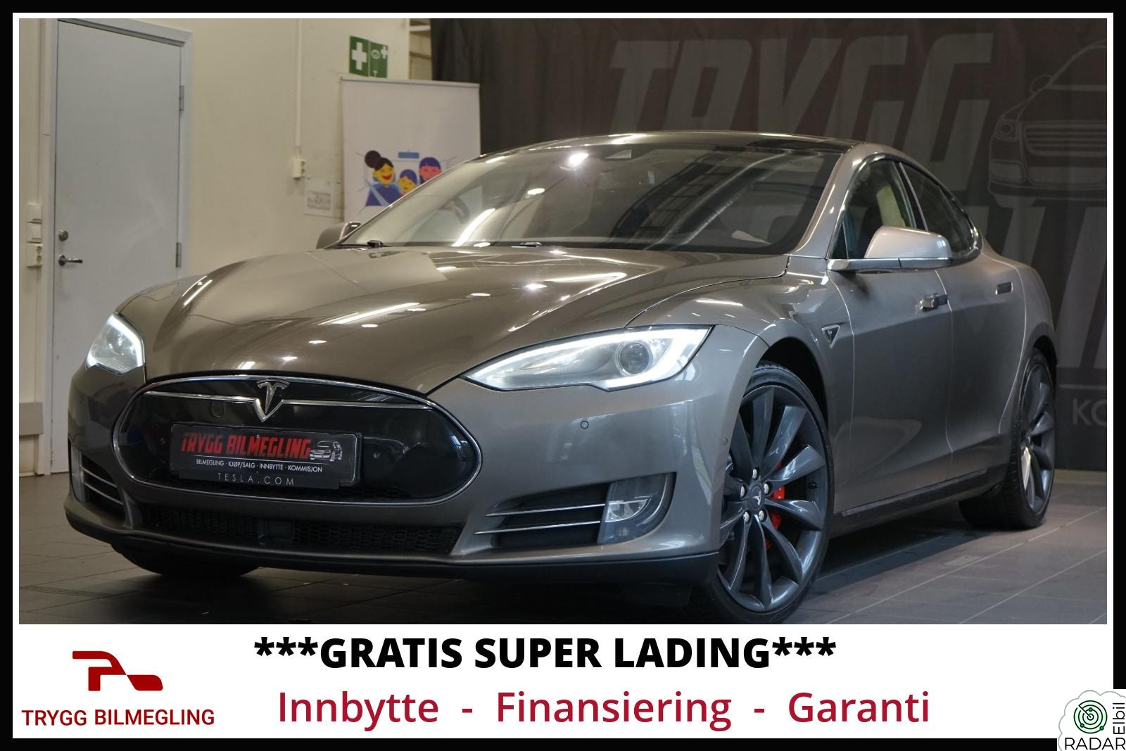 TESLA MOTORS Model S P85D PERFORMANCE AWD*FREE SUPER CHARGING*SE DETALJER+++