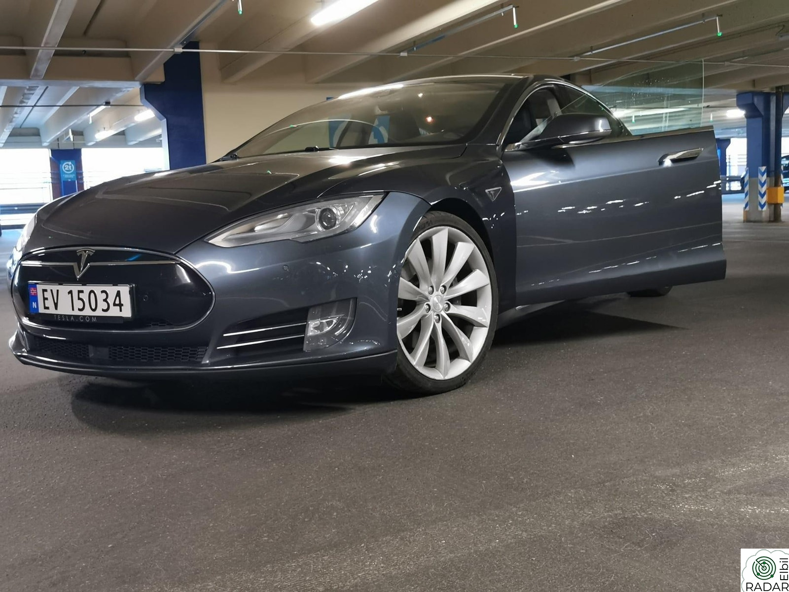 TESLA MOTORS Model S 70D, 4wd/7 seter/Autopilot/Nextgen/Skinn/Garanti