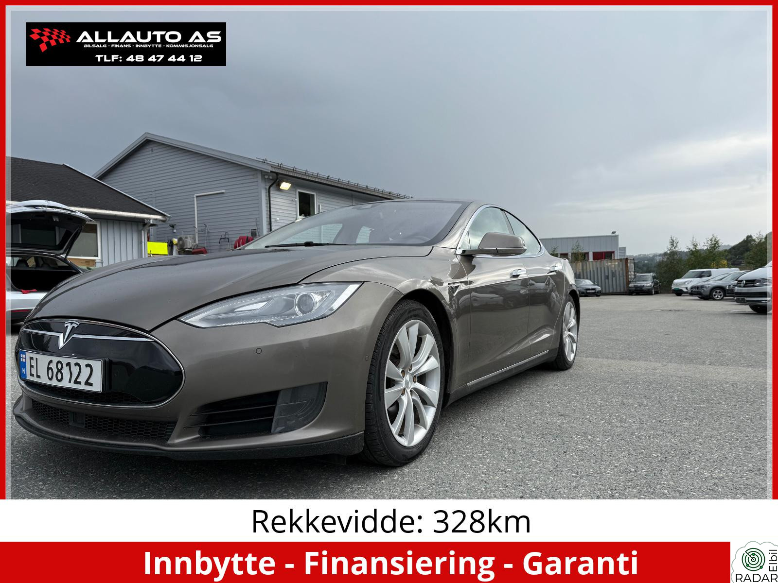 TESLA MOTORS Model S 70D/4x4/Skinn/Luft/GRATIS SUPERCHARGE ++