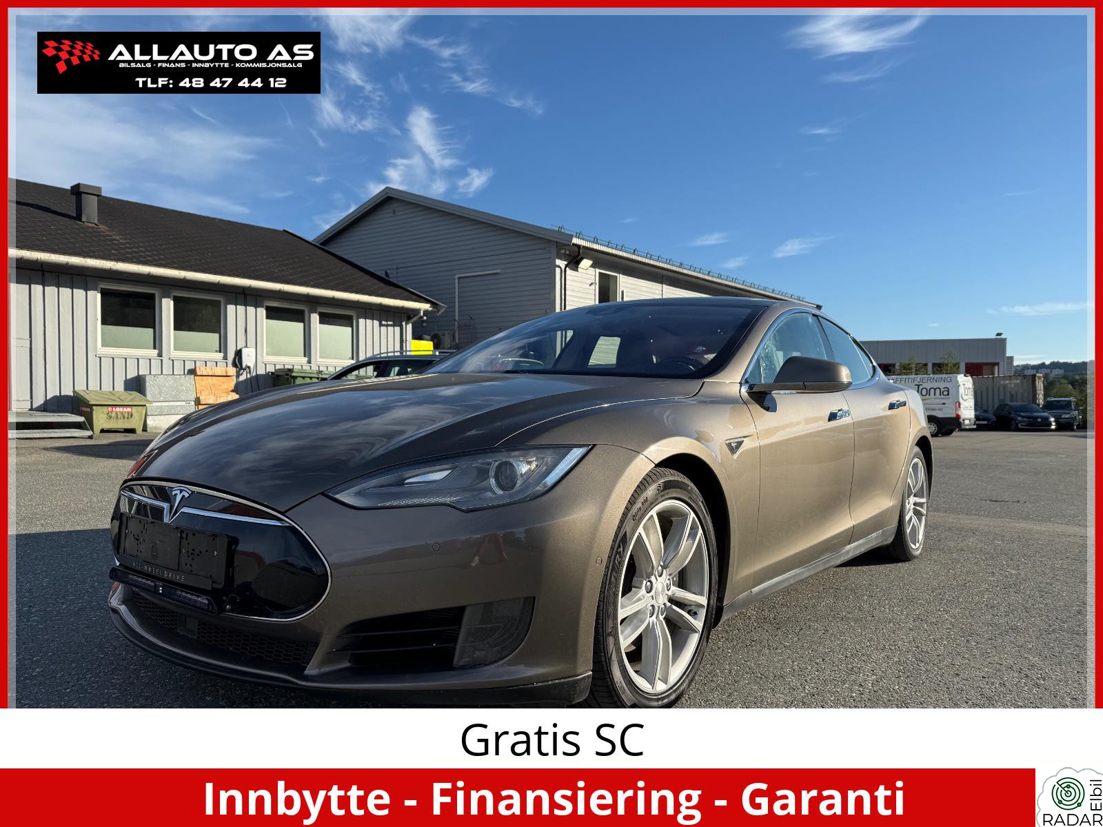 TESLA MOTORS Model S 70D/4x4/Panorama/DAB+/Navi/D-skinn/Cruise ++