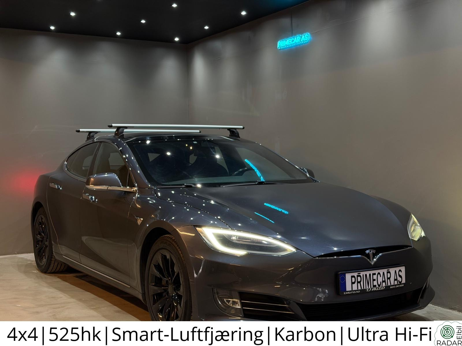 TESLA Model S D75AWD/Vinterpakke/NybilGaranti/HI-FI/NY-EU06-28/Soltak