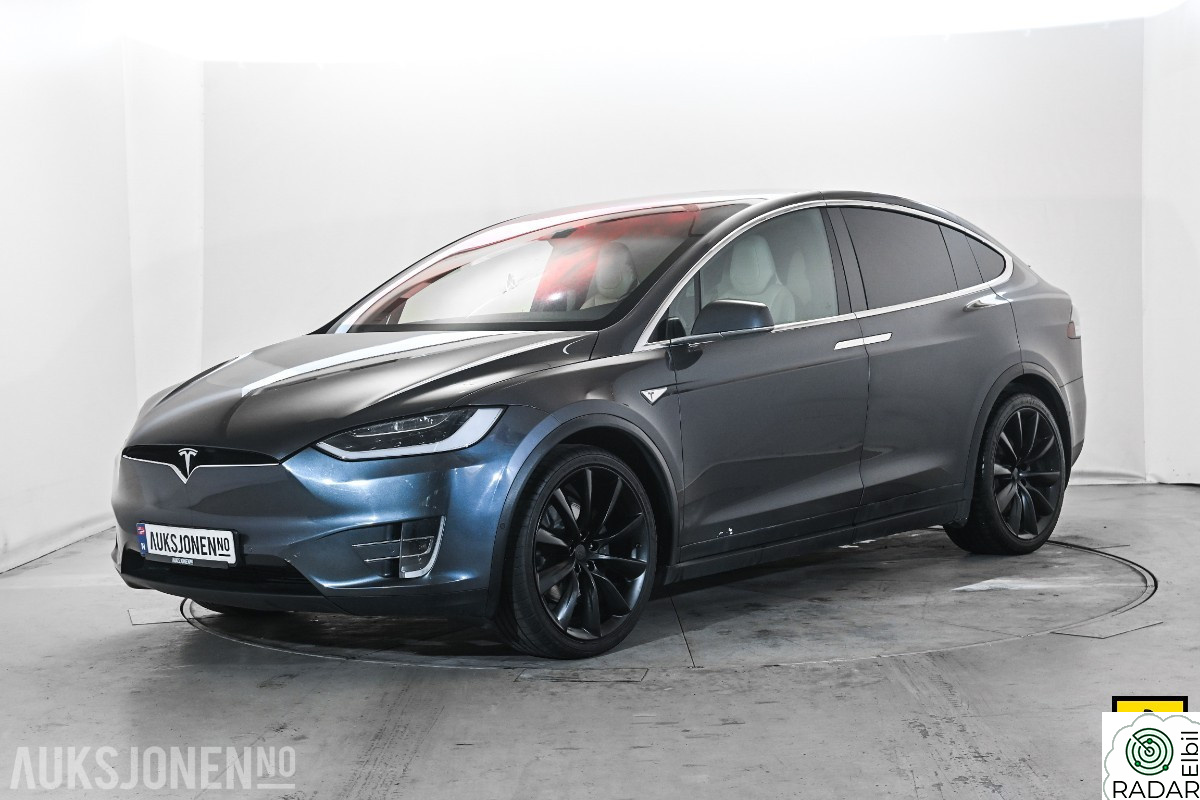 TESLA MOTORS Model X 90D 7-SETER HENGERFESTE VINTERPAKKE PREMIUM LYD & INTER