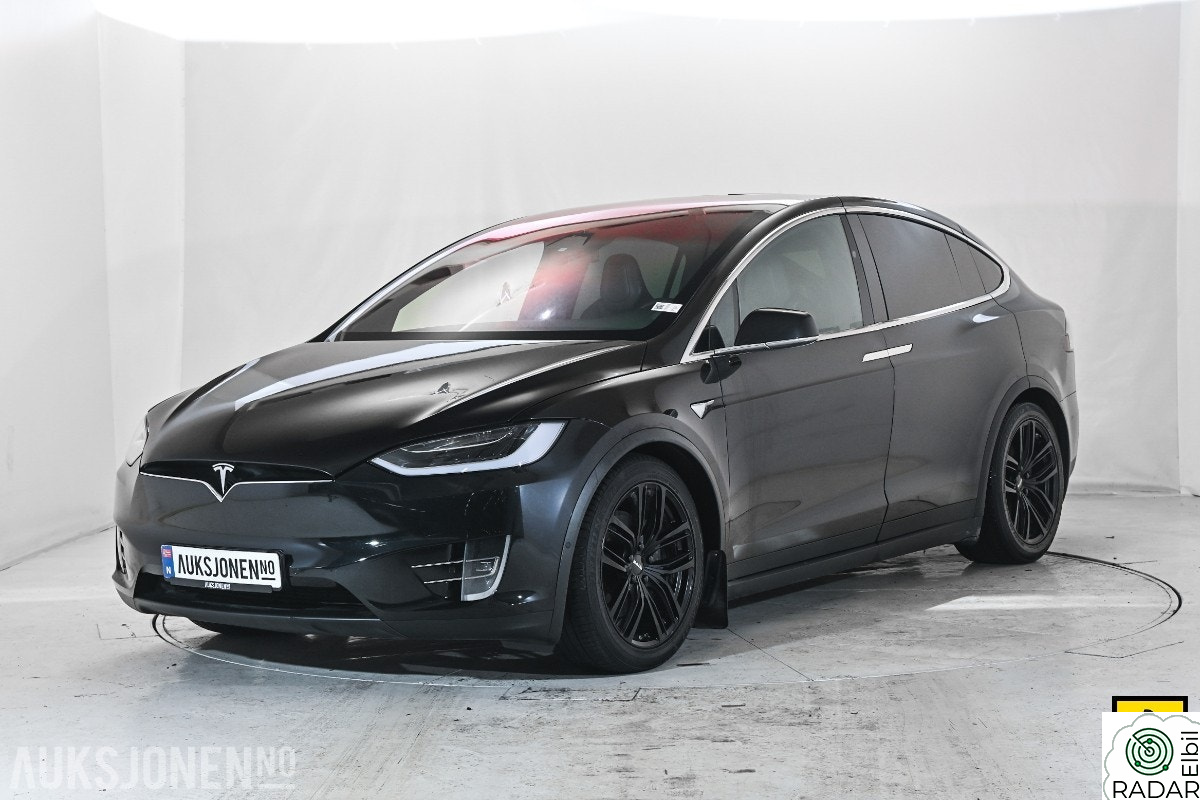 TESLA MOTORS Model X 90D AWD FSD HENGERFESTE LUFT PANORAMA PREMIUM LYD