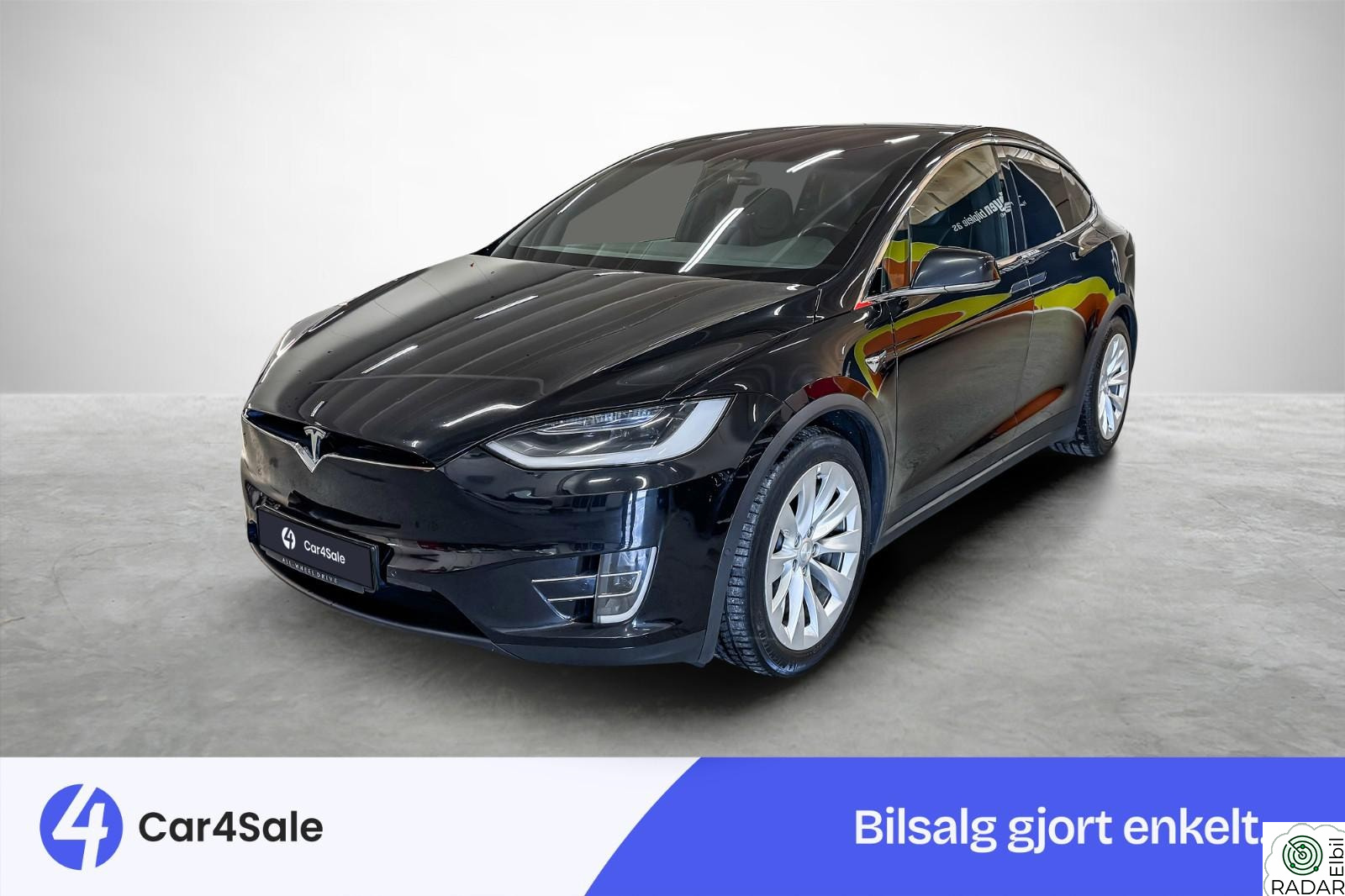 TESLA MOTORS Model X 100D 6-seter / Skinn / AP / Vinter/ Krok/ Premium/ EU27