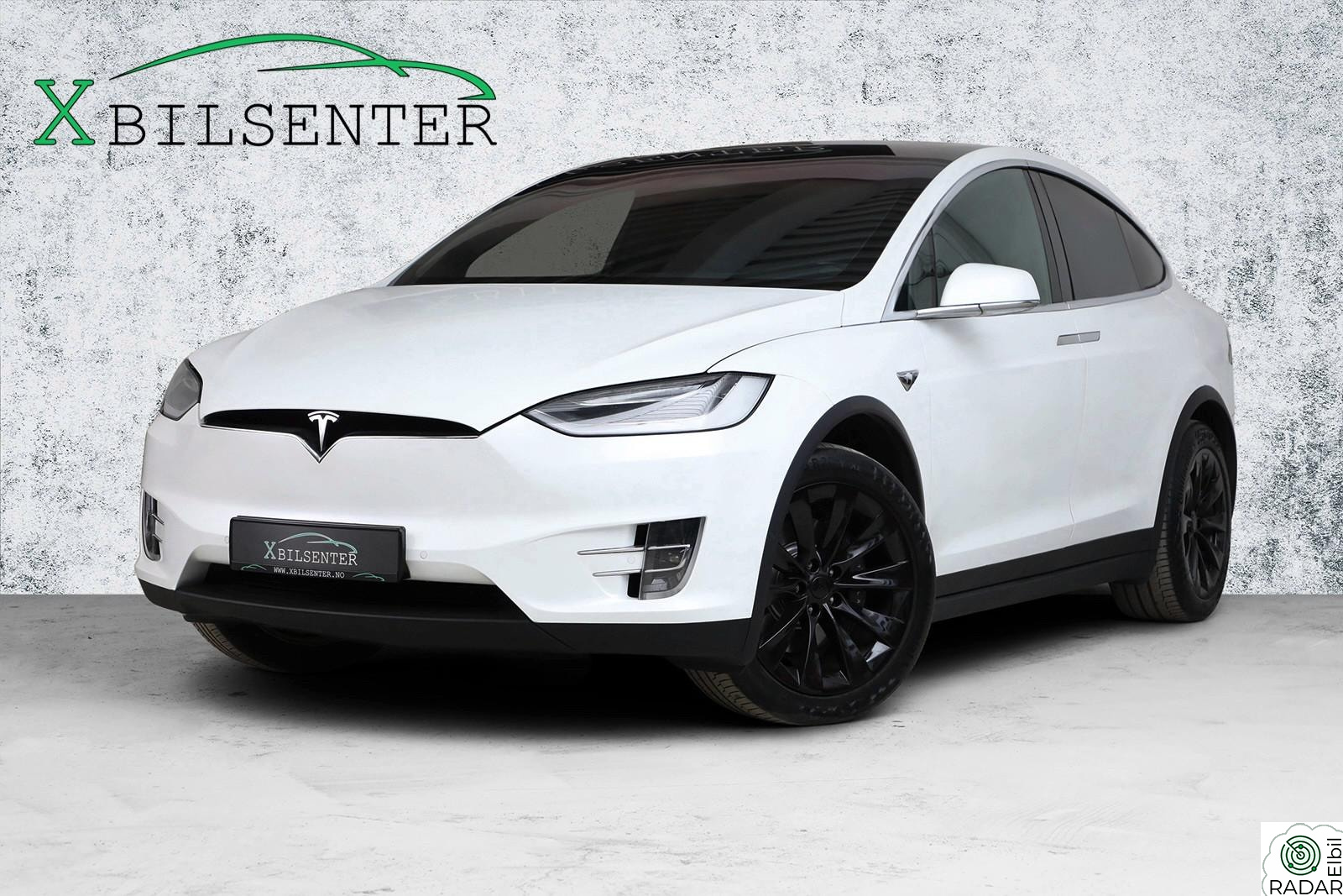 TESLA MOTORS Model X 100D Long Range // 6-SETER AP PREMIUM VINTER SKINN KROK