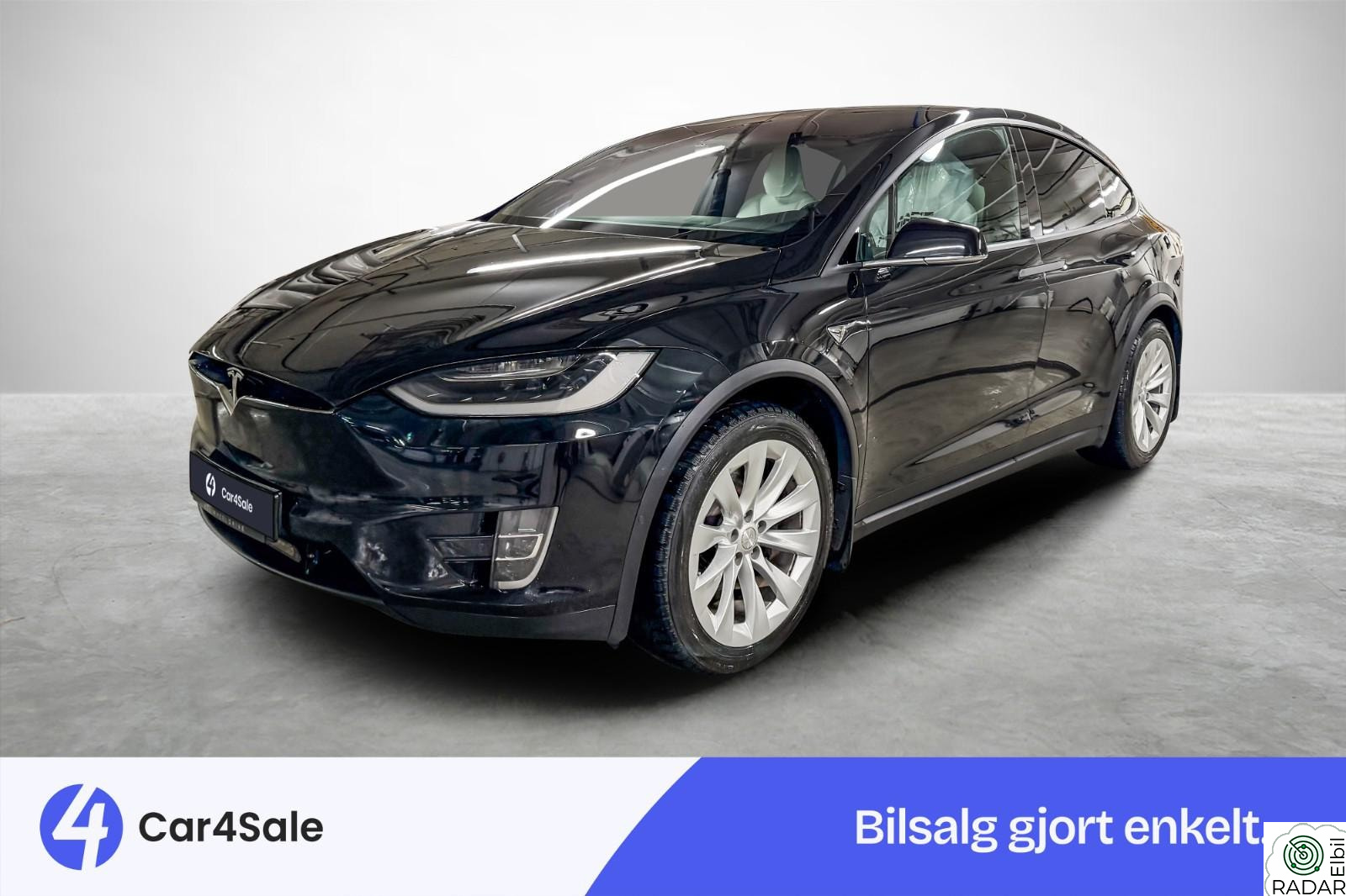 TESLA MOTORS Model X 90D 6-s/ Skinn/ Krok/ EU27/ Vinter/ Gratis Lading/ HIFI