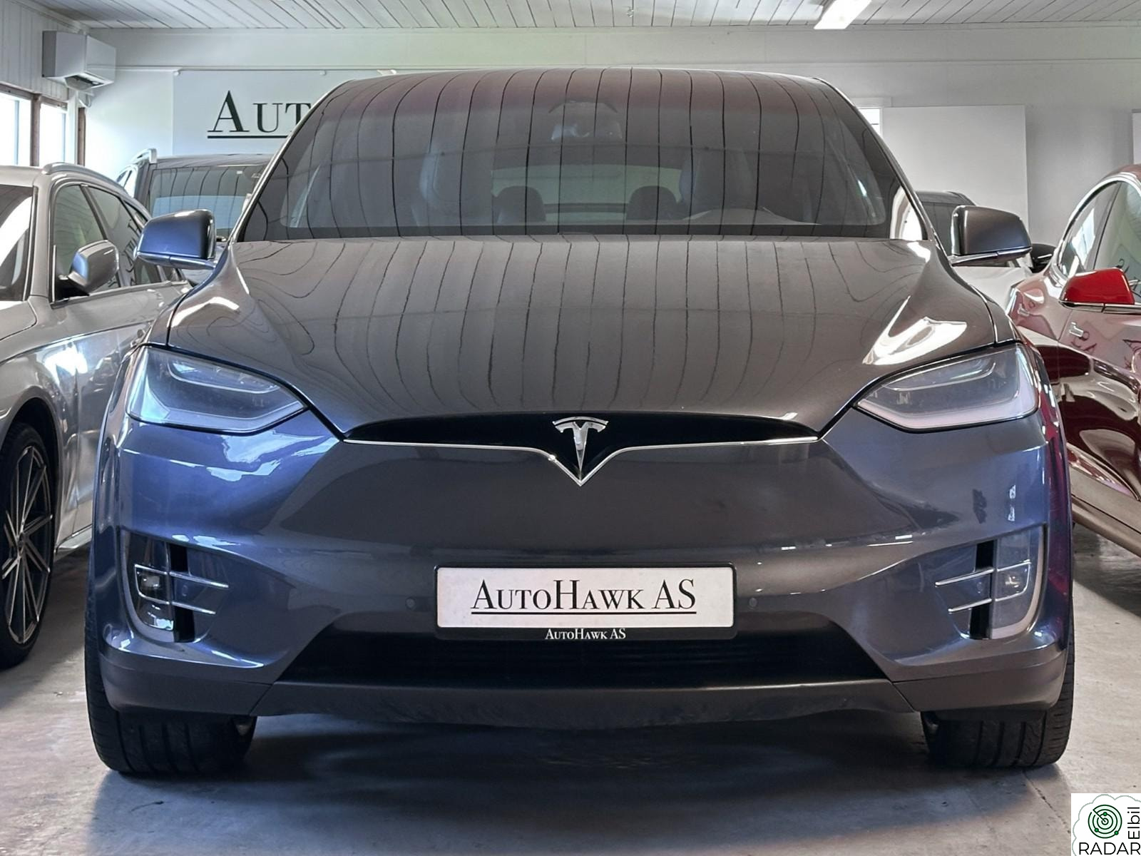 TESLA MOTORS Model X 90D Premium 6S/EAP/R.Kam/Hifi/Skinn/L.fjæring/22"/Krok