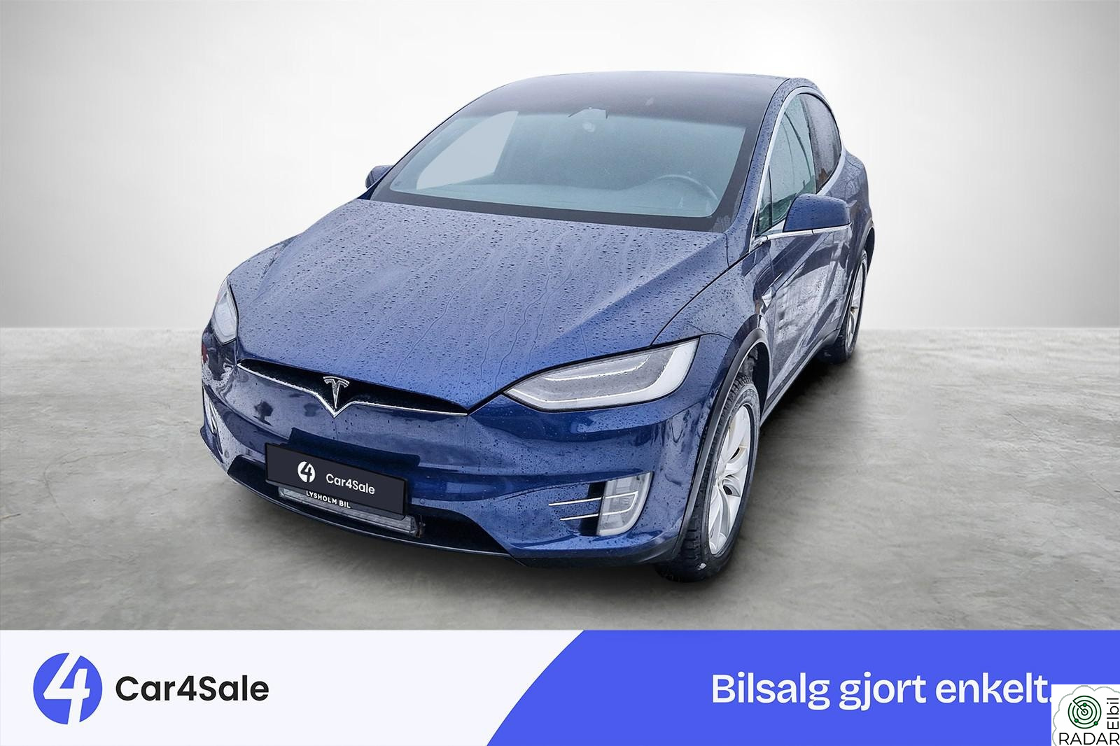 TESLA MOTORS Model X 90D / 489km / Krok / EU27 / Luft/ Autopilot/ S+V/ Norsk