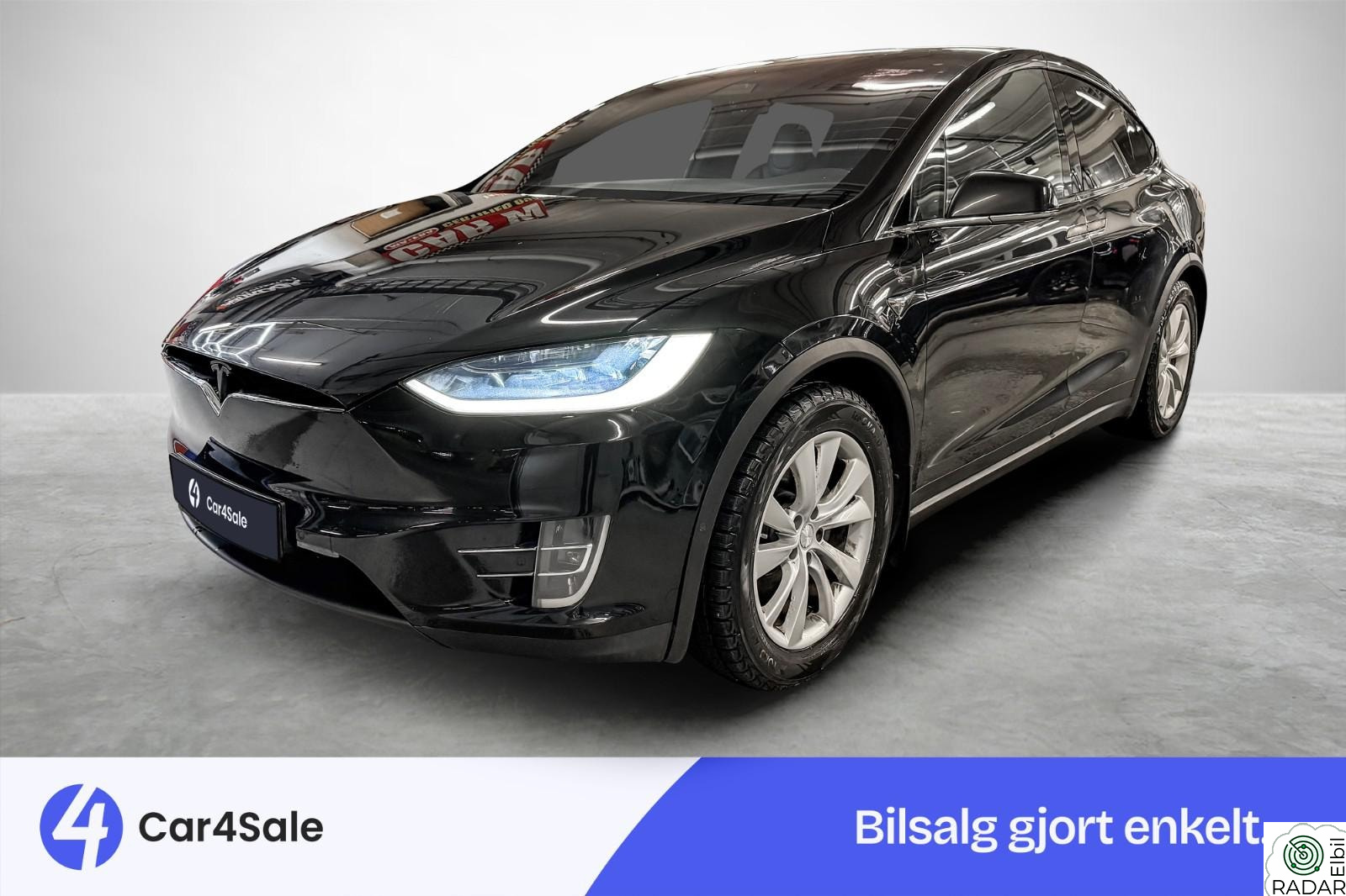 TESLA Model X 75D 6-seter 417km / Krok / Oppgradert AP / Vinter/ HiFi