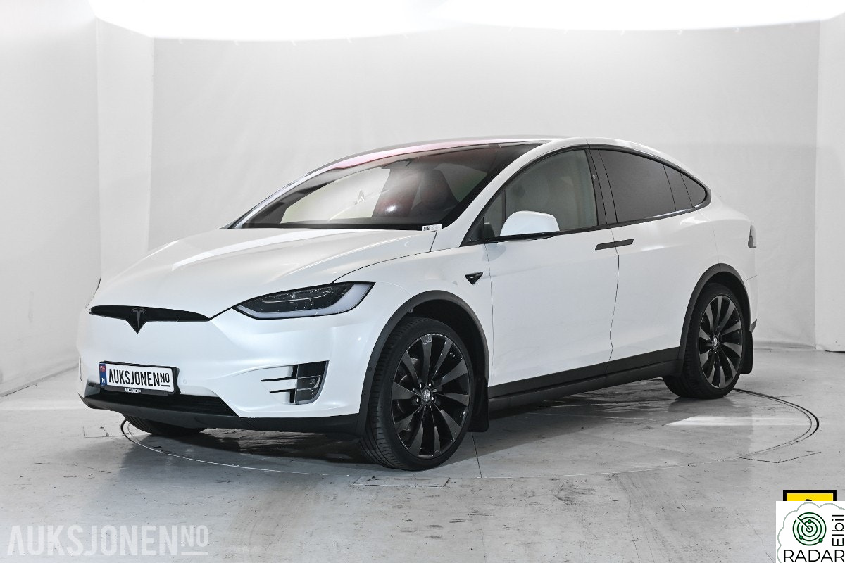 TESLA Model X 75D HENGERFESTE VINTERPAKKE AUTOPILOT CCS LUFT KAMERA P