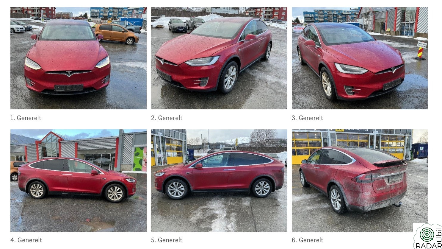 TESLA Model X div feil, Må hentes i Sortland