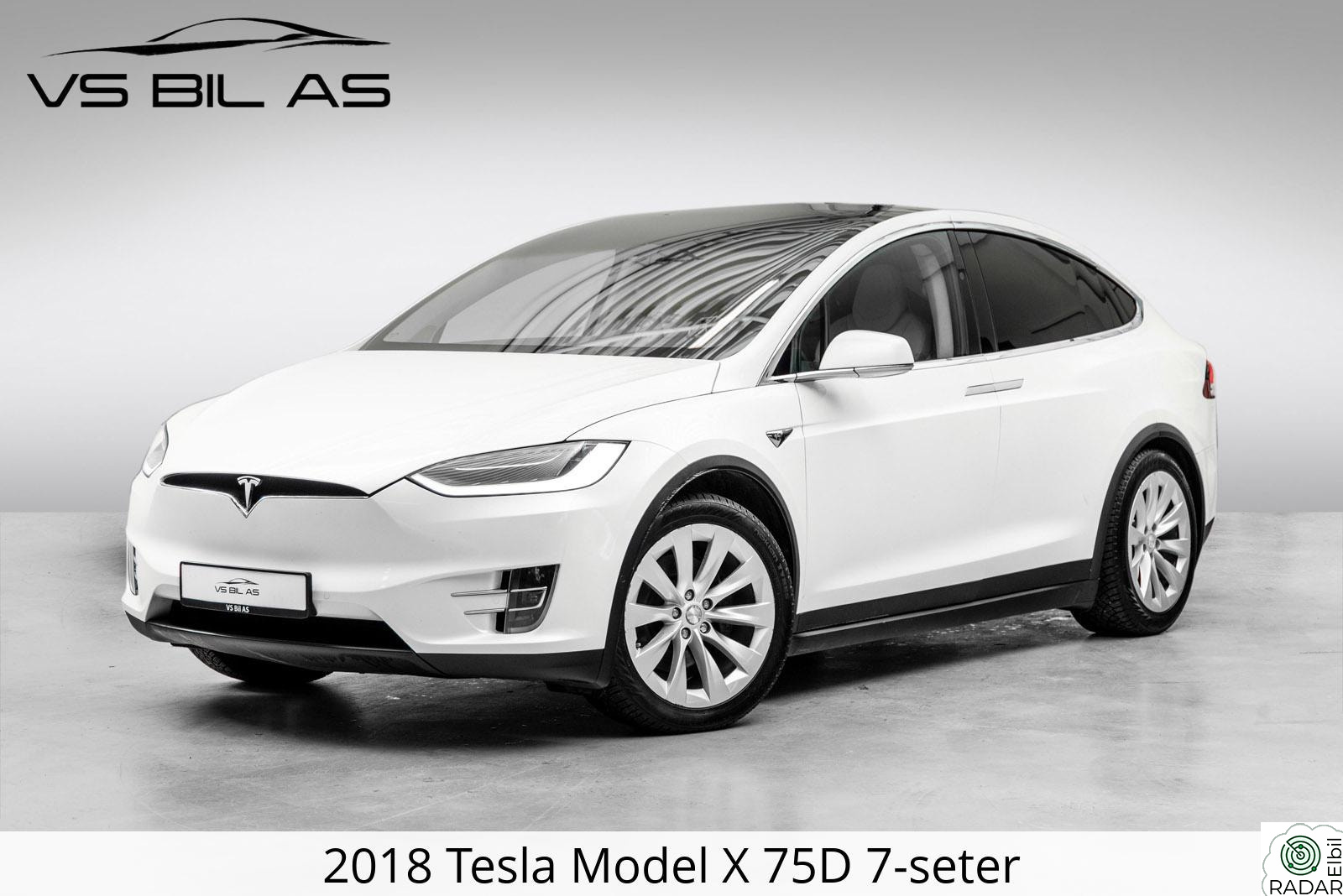 TESLA Model X 75D 417km/7S/MCU-2/EAP2,5/CCS/Premium/Skinn/Luft/S+V