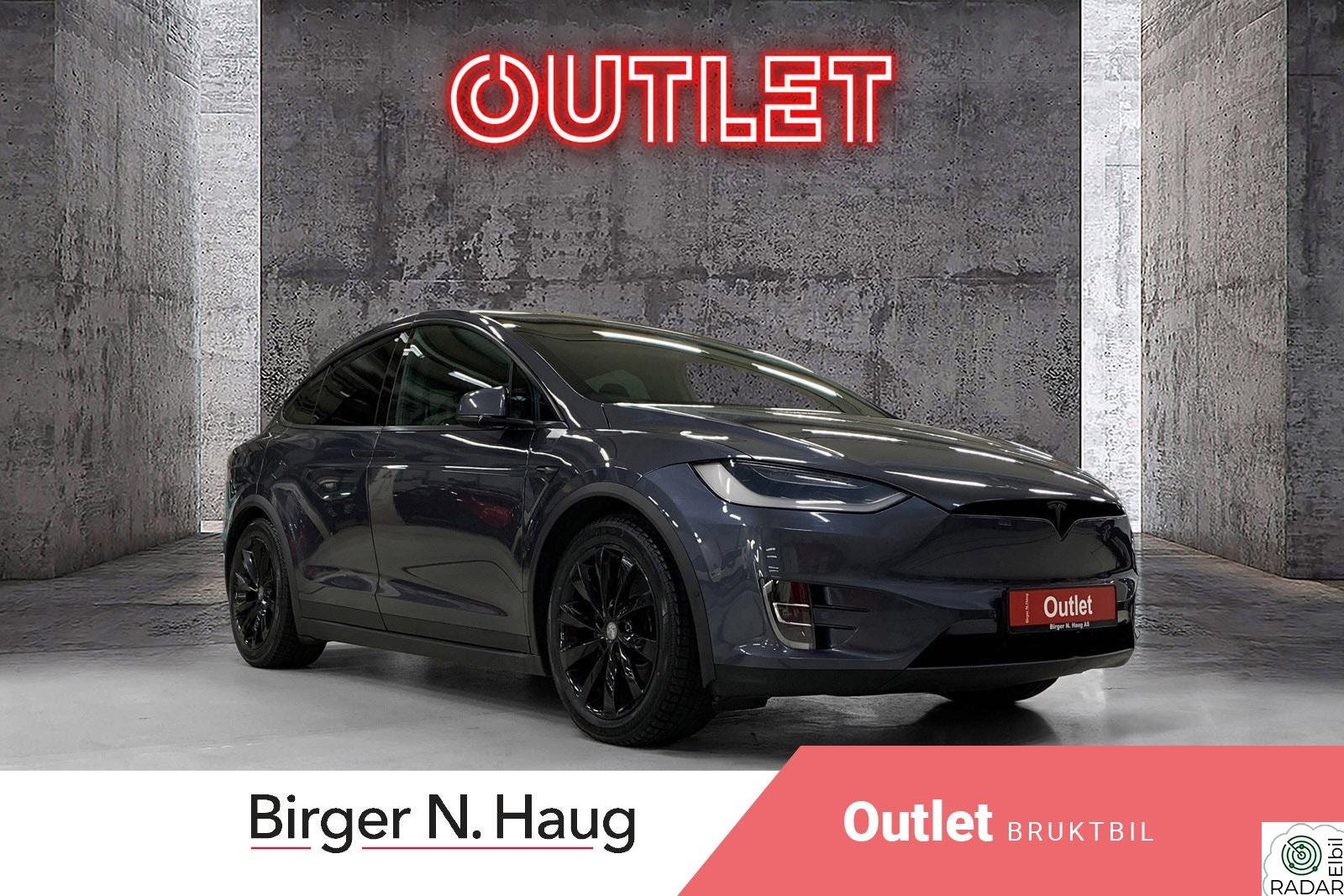 TESLA Model X 100D 4WD 5-s/Fin km/Stort batteri/EU2028/