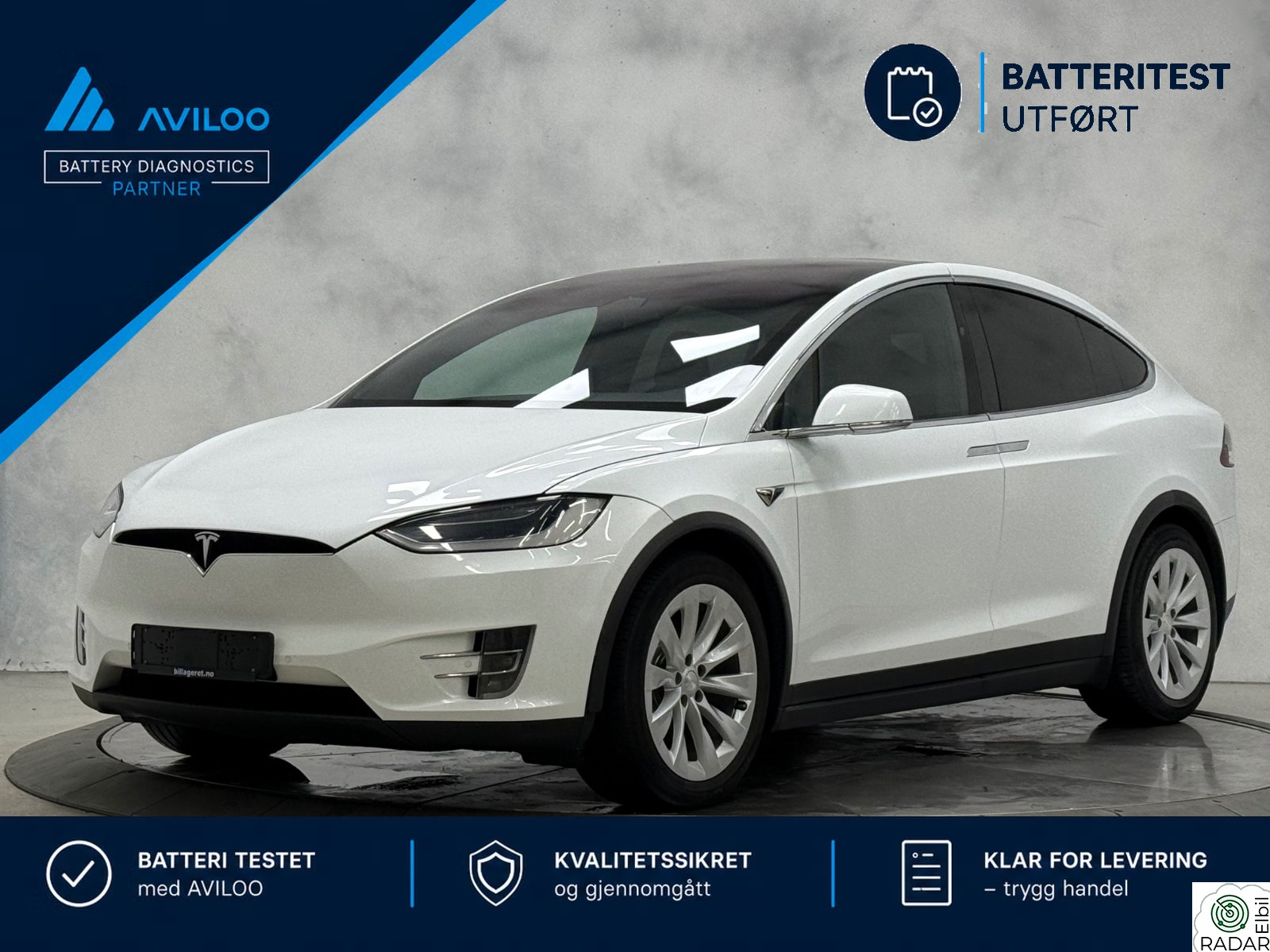 TESLA Model X 525HK 4X4 /1 EIER/MCU2/CCS/LUFT/KROK/AUTOPILOT/KINO/ACC